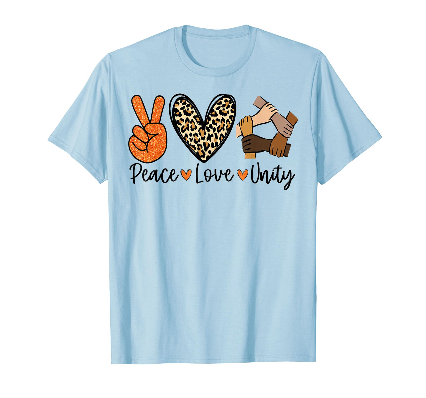 Peace Love Unity Day Orange Anti Bullying Be Kind Kindness T-Shirt