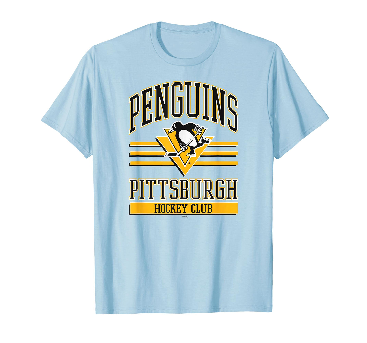 Pittsburgh Penguins Hockey Club Gray Officially Licensed T-Shirt