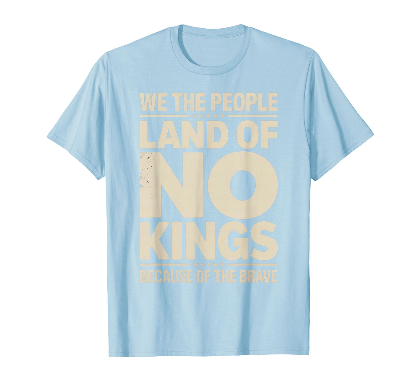 America Vintage No Kings Day Because of The Brave T-Shirt