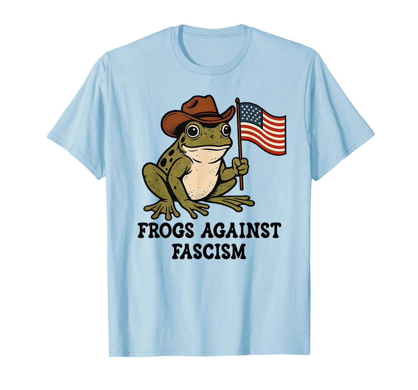 Frogs Against Fascism Anti-Fascism Frog Off to Fight Fascism T-Shirt