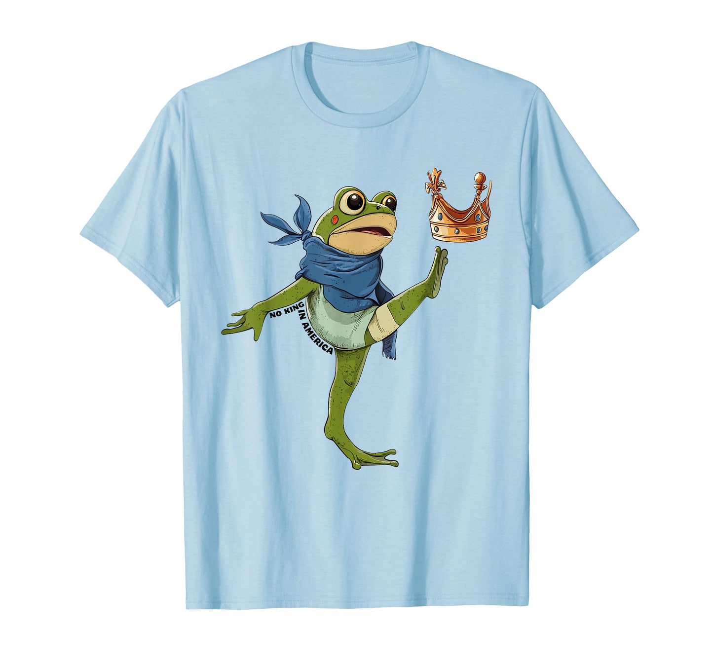 Frog No Kings in America We The People Political T-Shirt