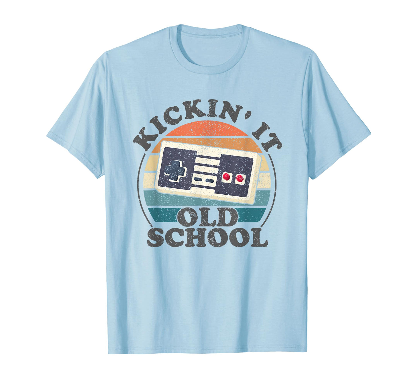Kickin It Old School Retro 80s Video Game Gaming Gamer Gift T-Shirt