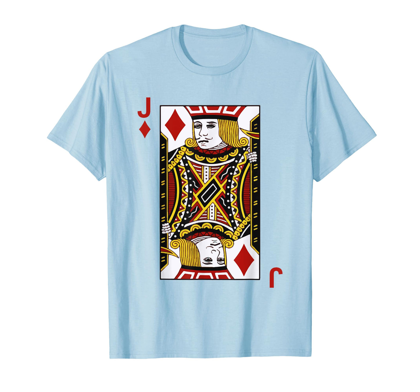 Jacks of Diamonds J Blackjack Playing Cards Tshirt T-Shirt