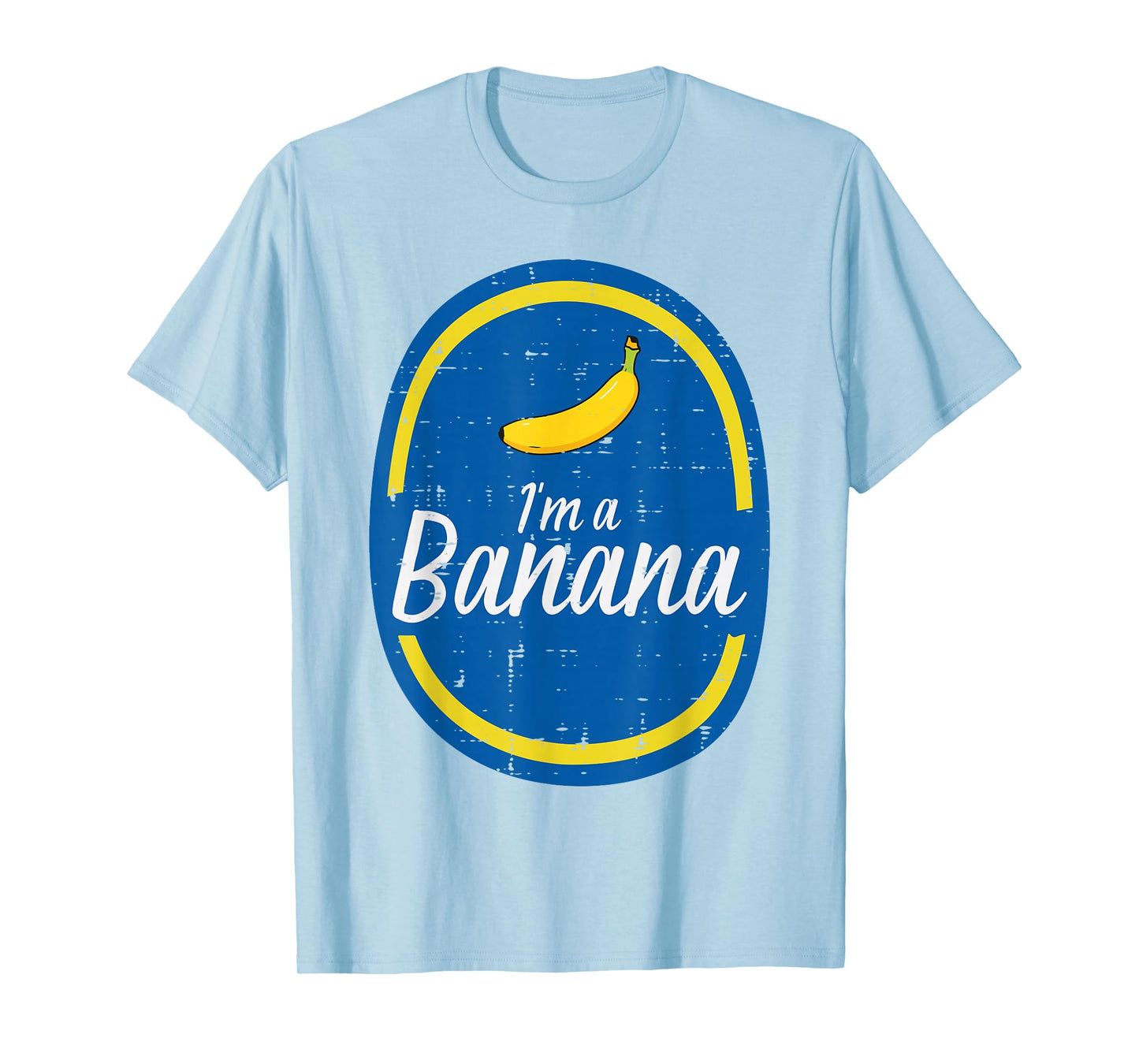 Im A Banana Sticker Fruit Halloween Costume Men Women Kids T-Shirt