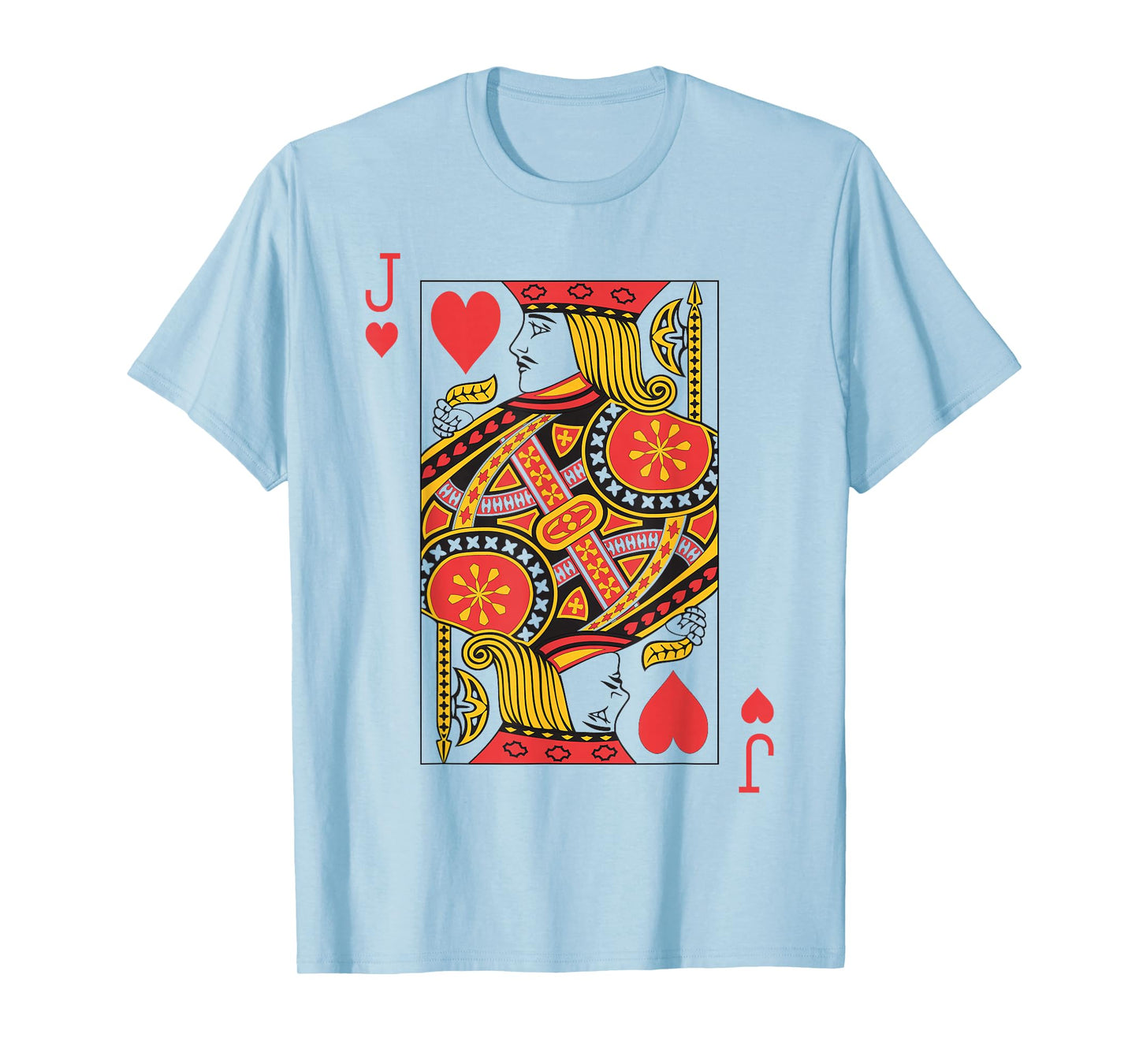 Jack of Hearts | Royal Flush Group Costume Playing Card T-Shirt