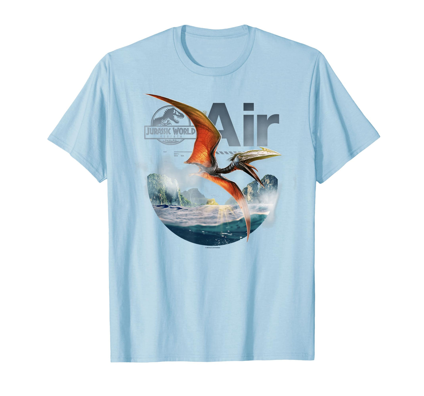 Jurassic World Rebirth Quetzalcoatlus Air Dinosaur T-Shirt