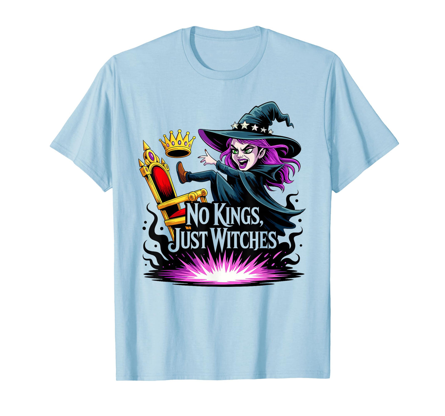 No Kings Just Witches Funny Witchcore Halloween Look T-Shirt