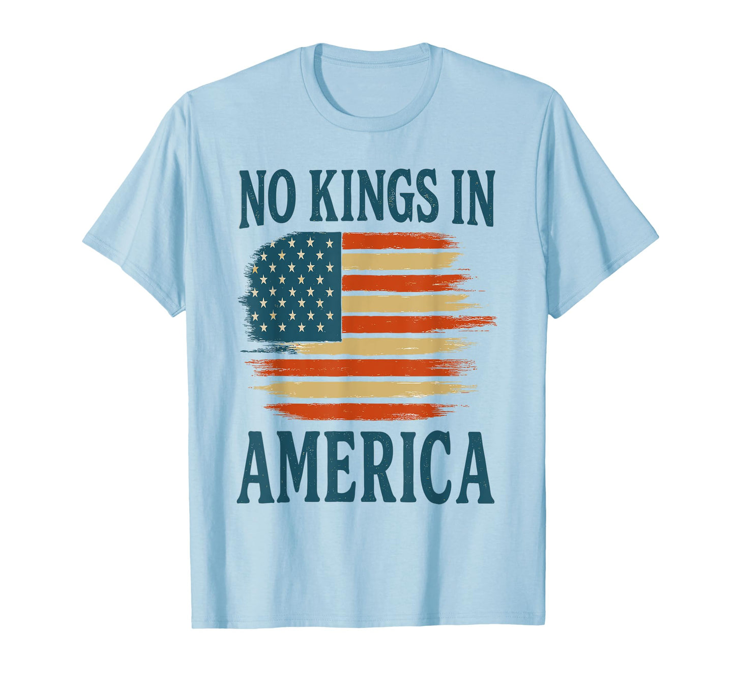 No Kings Vintage Patriotic Freedom Liberty Usa Liberty T-Shirt