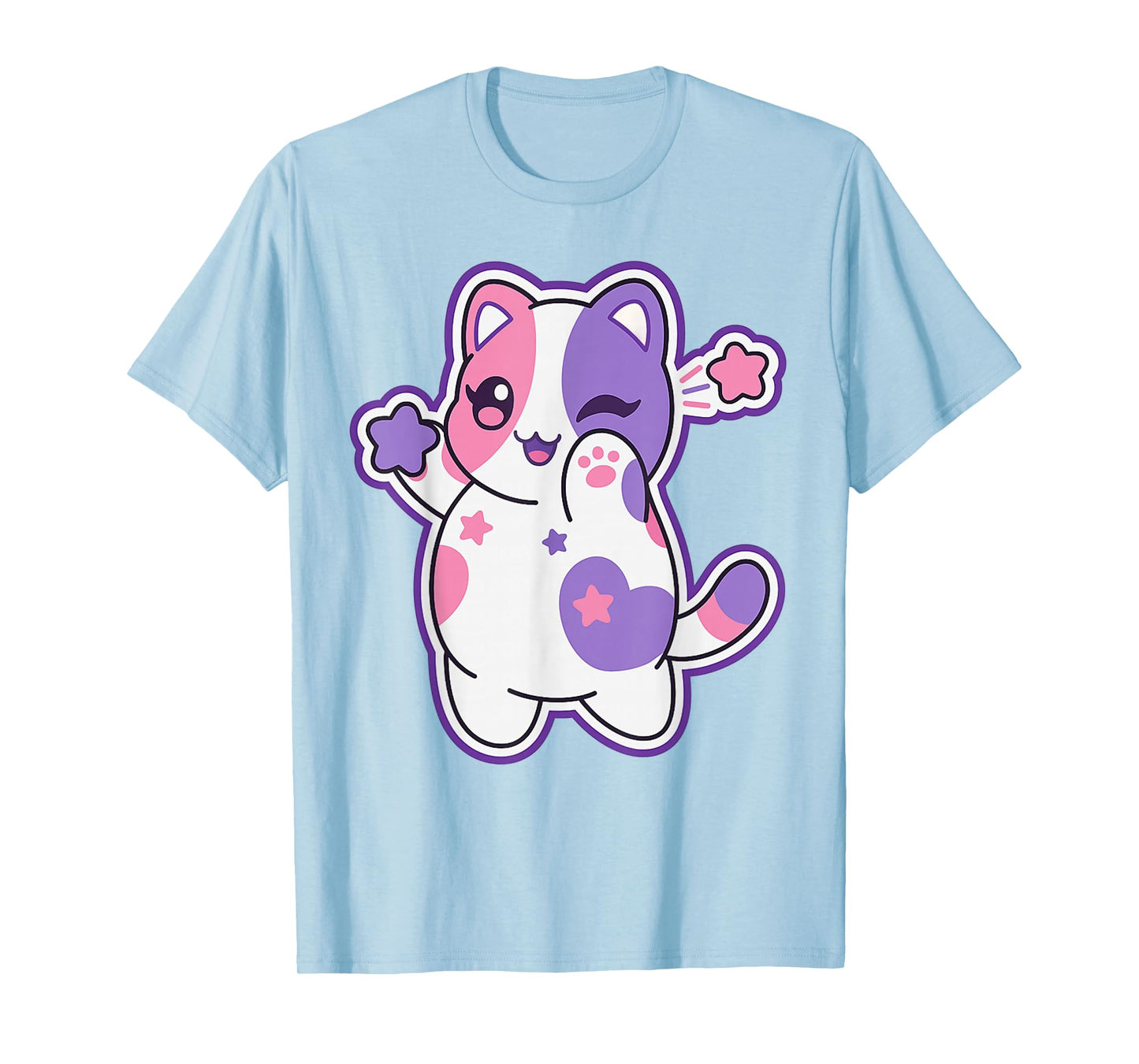 Meemeow Cats Plush Squishy Birthday Decorations T-Shirt