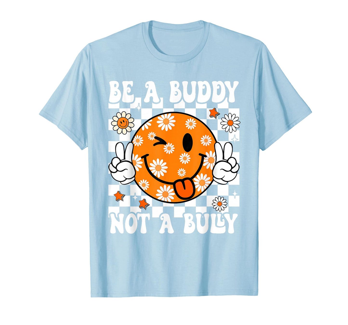 Anti Bullying Be A Buddy Unity Day Funny Orange Boys Girls T-Shirt