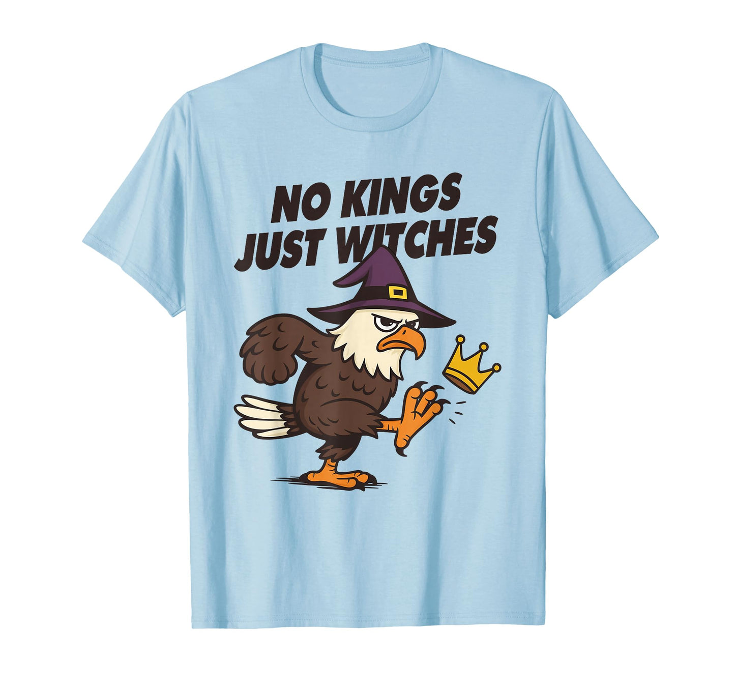 No Kings Just Witches Funny Feminist Witchcore Halloween T-Shirt