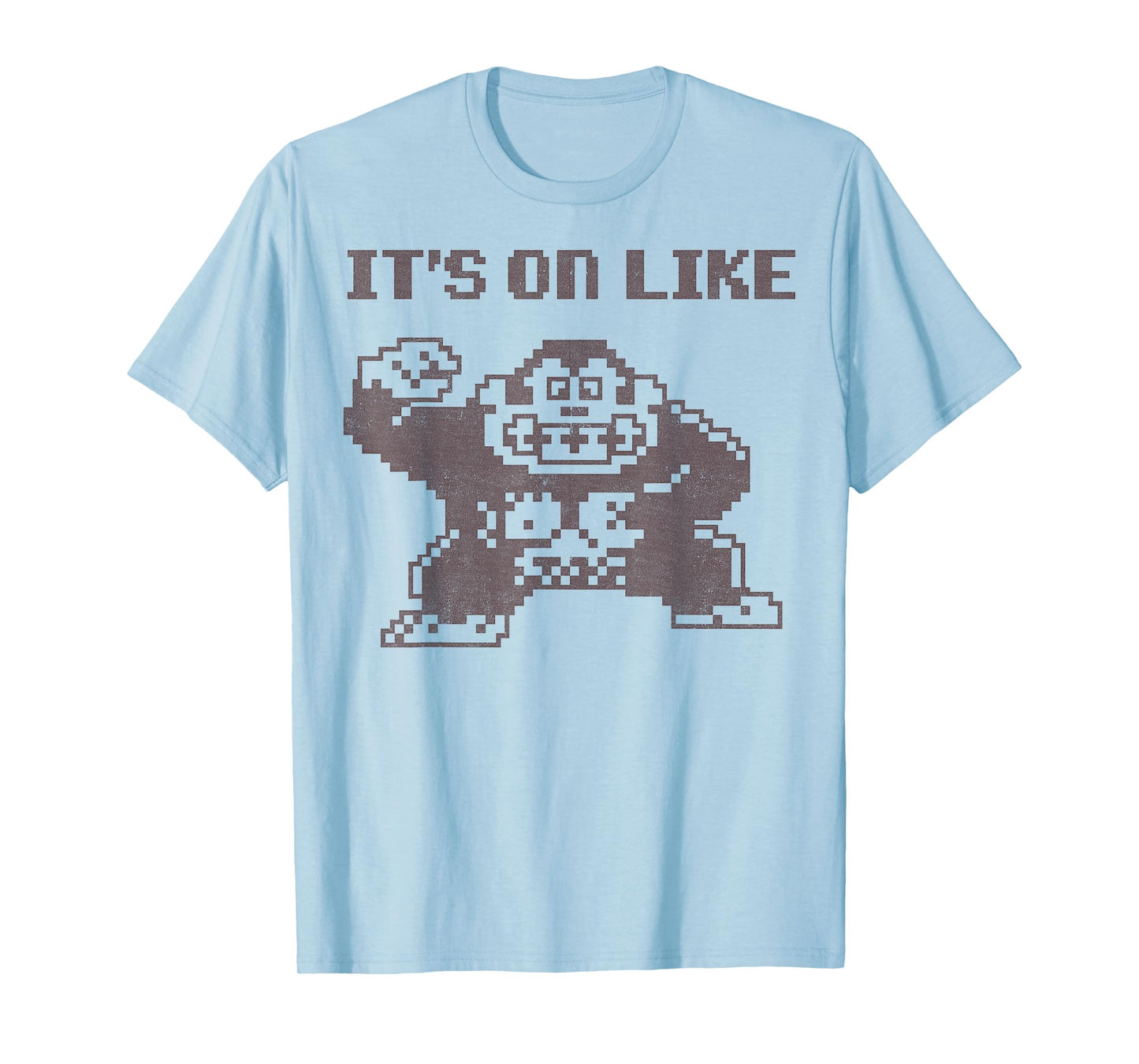 Nintendo Donkey Kong It's On Like Text Poster T-Shirt