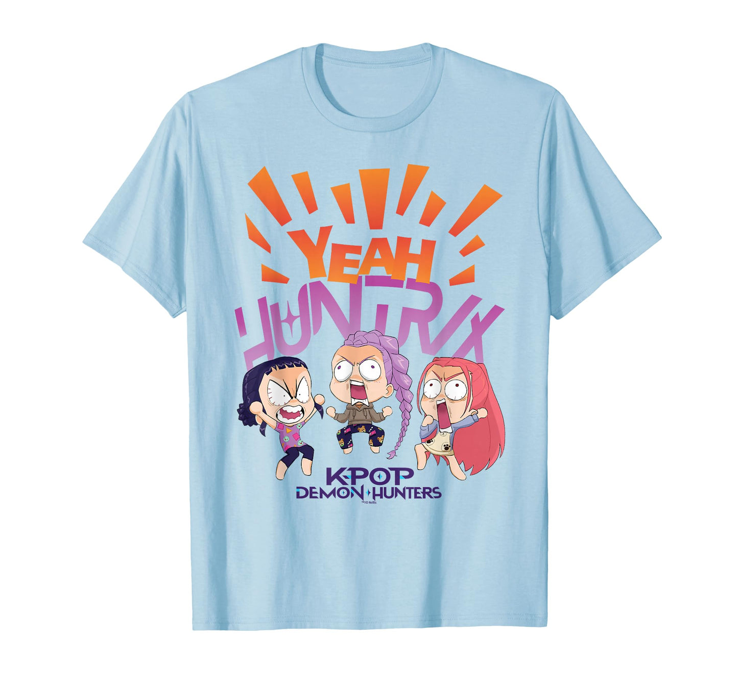 Kpop Demon Hunters Yeah HUNTR/X Officially Licensed T-Shirt