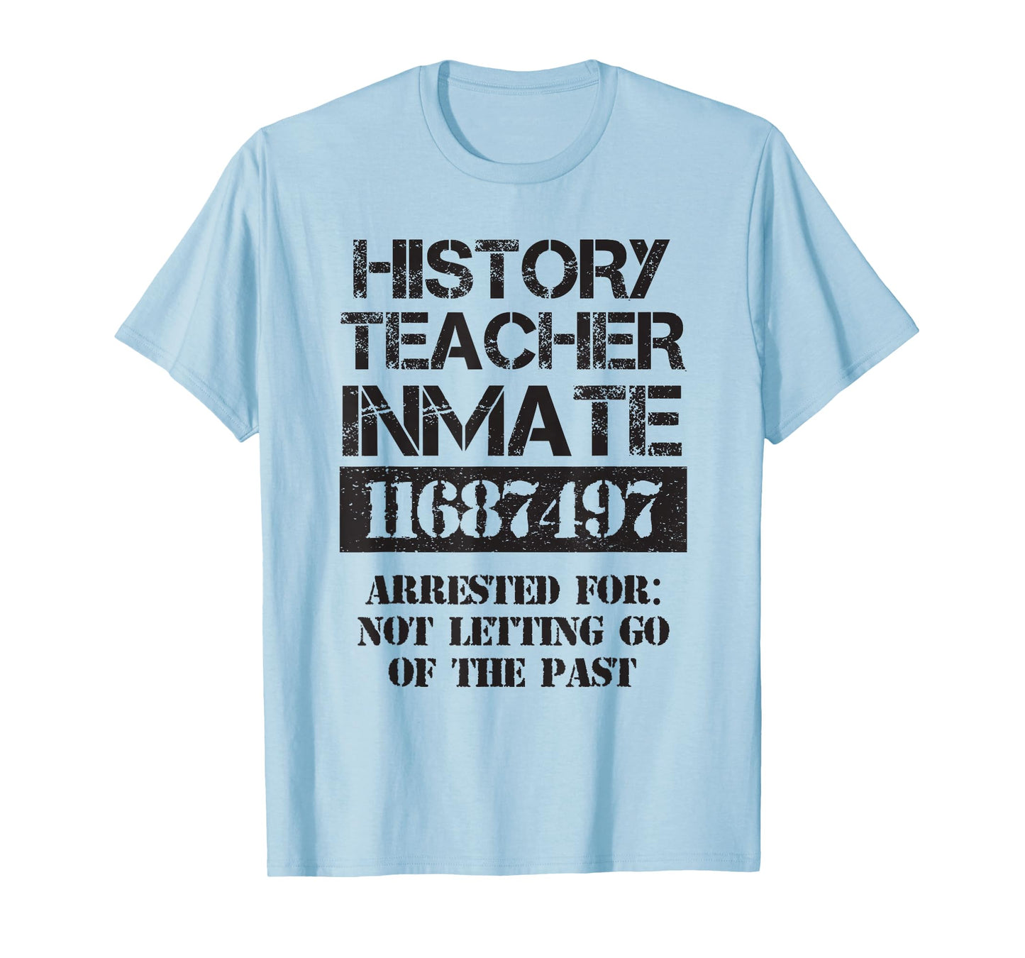 Funny Halloween History Teacher Prisoner Costume T-Shirt