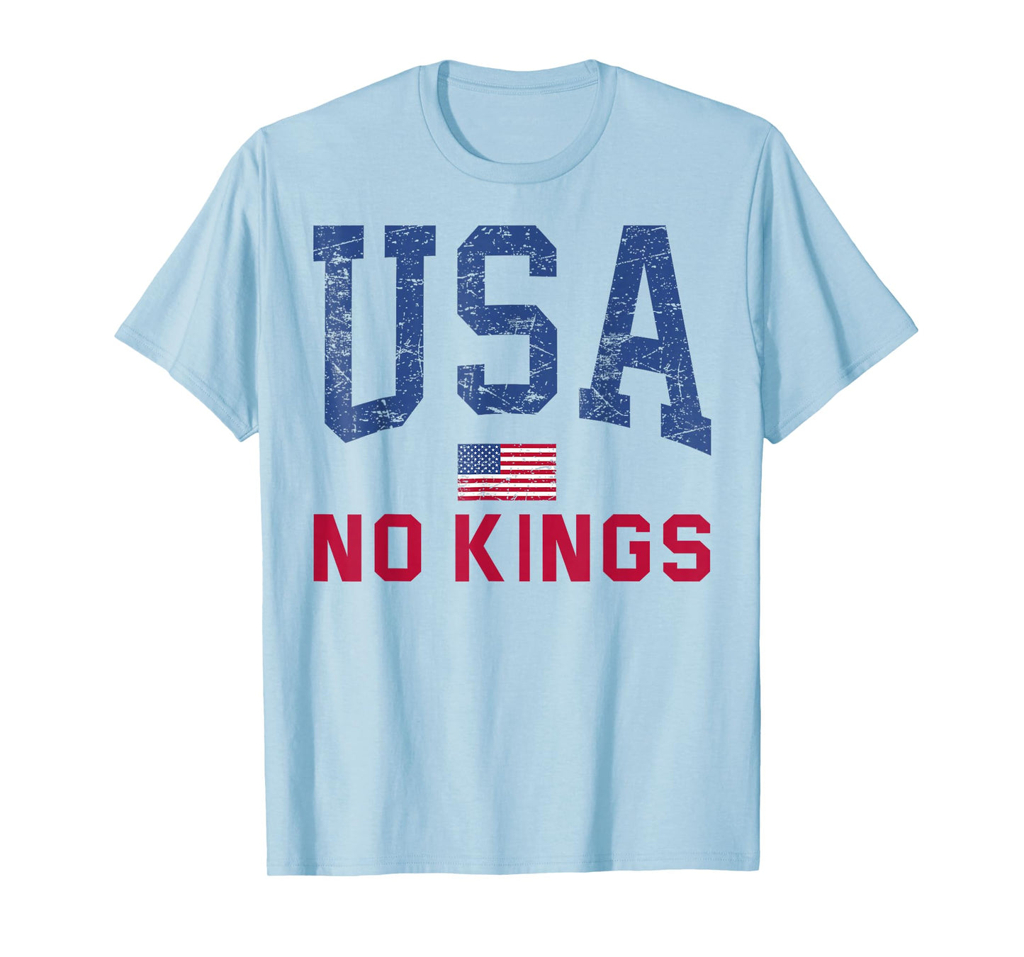 No Kings Shirts Women Men Patriotic America Flag No Kings T-Shirt