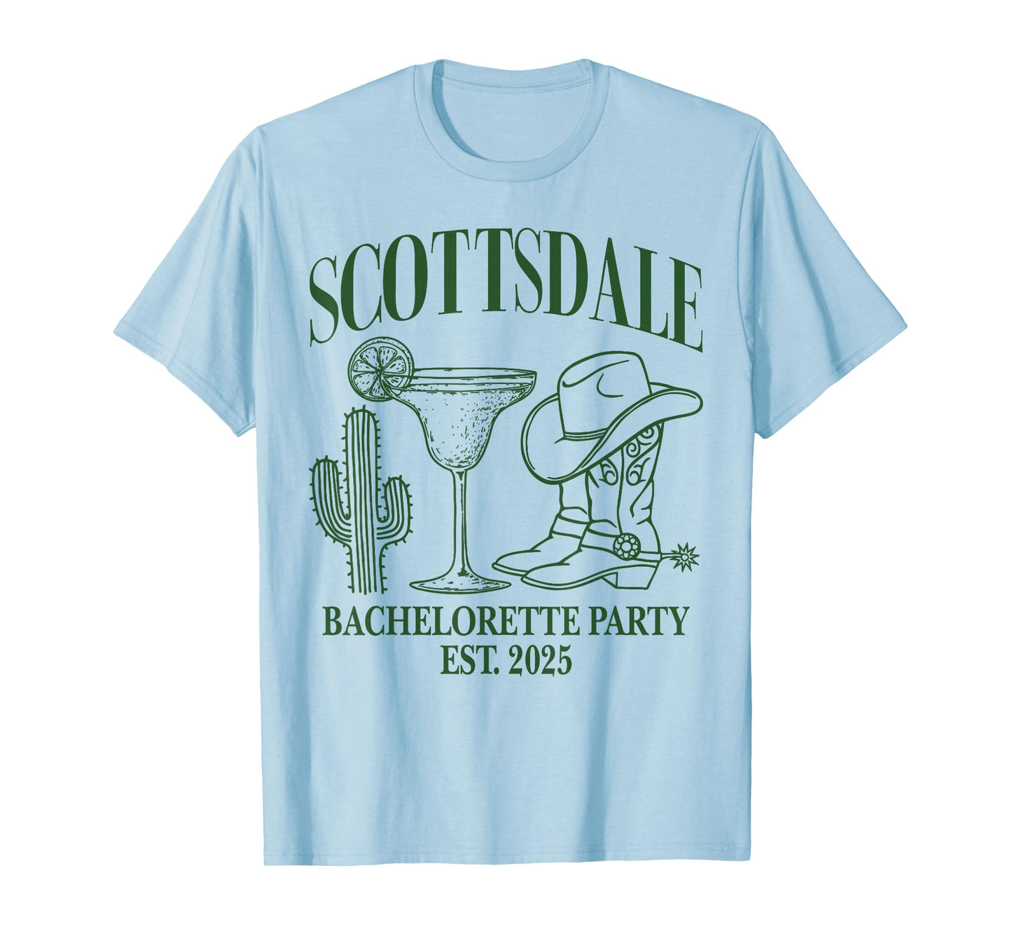 Scottsdale Bach Club Desert Bachelorette 2025 Bride Squad T-Shirt