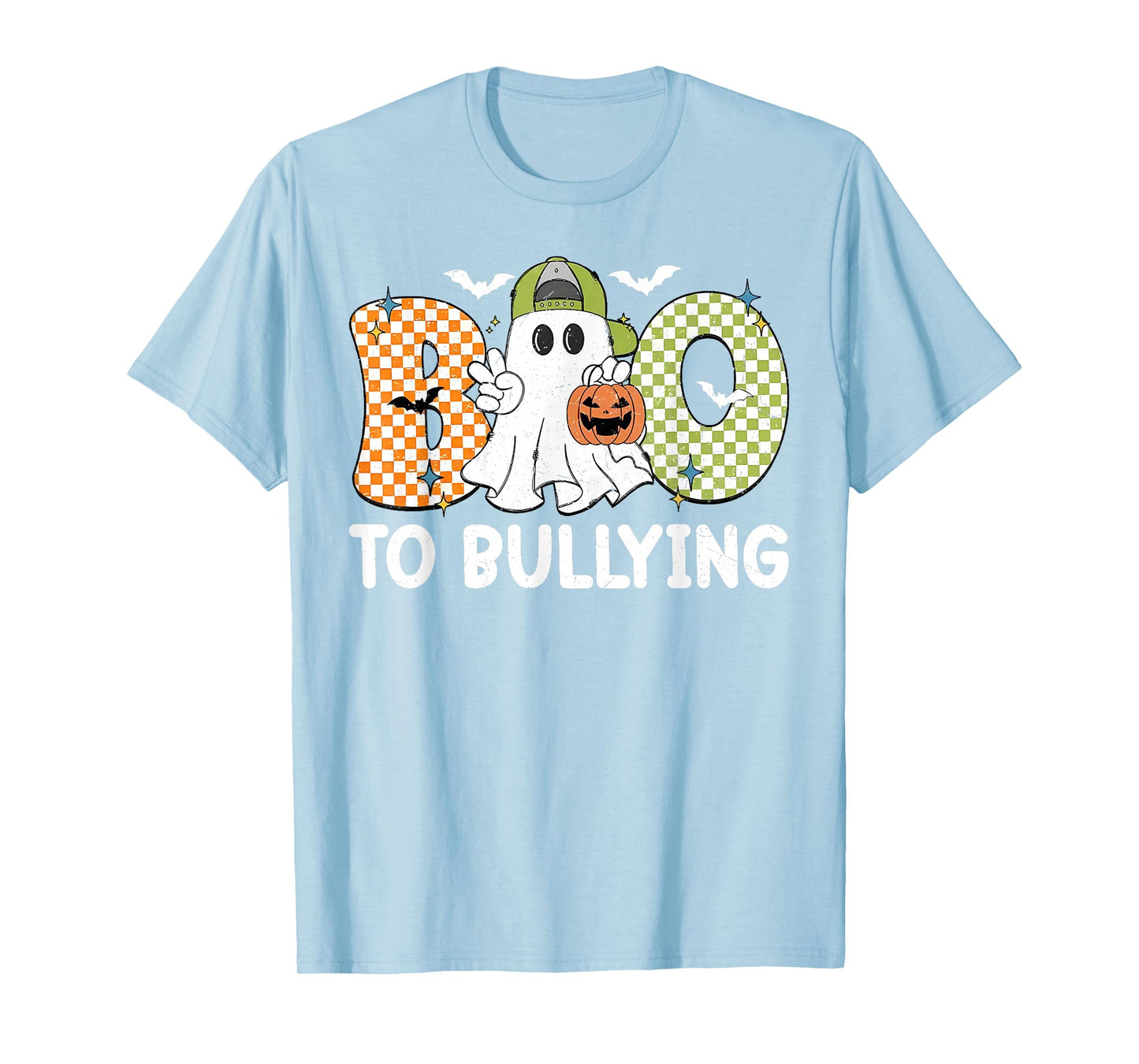Boo to Bullying Halloween Orange Anti Bully Unity Day Kids T-Shirt