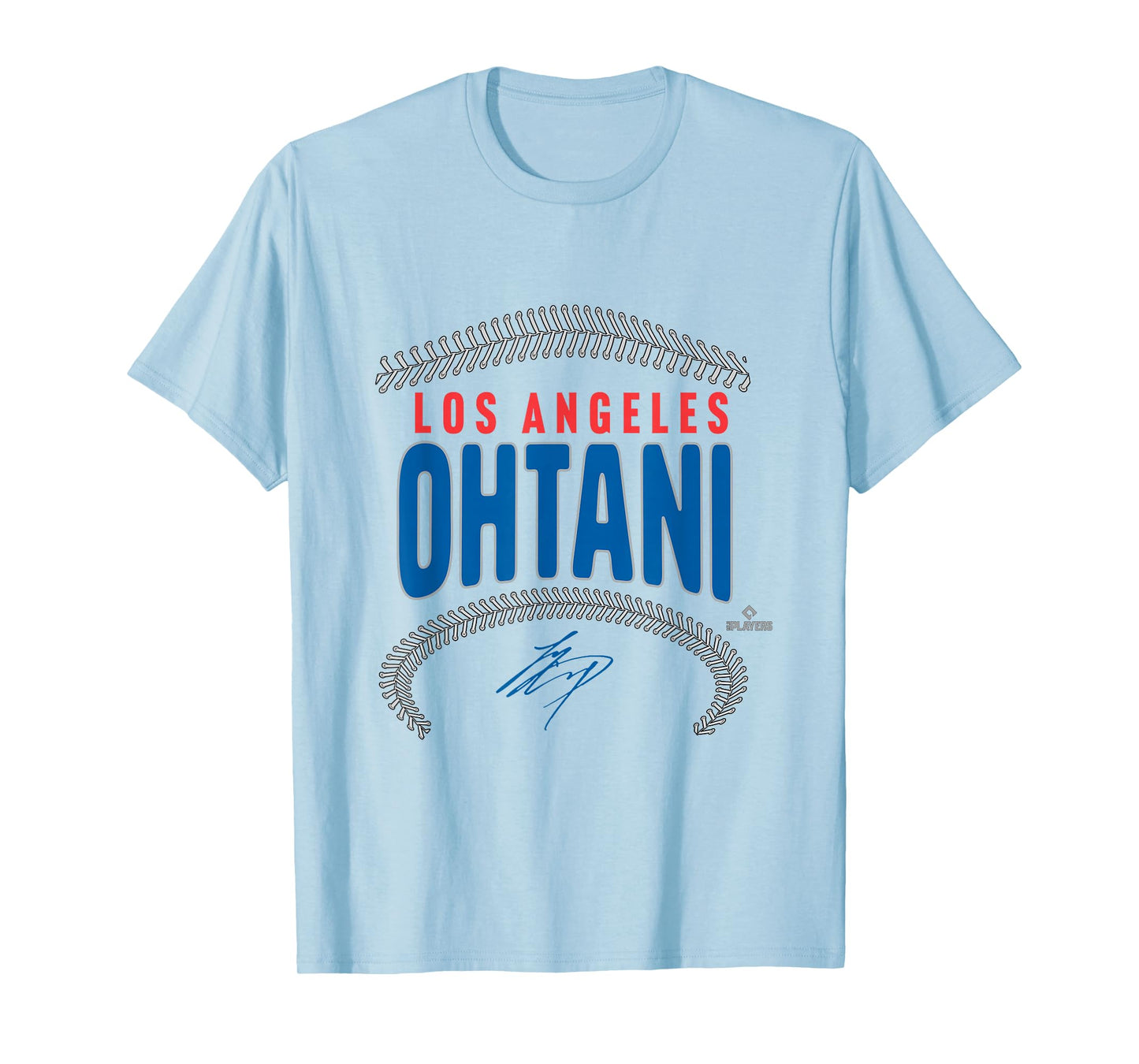 Shohei Ohtani Los Angeles Name & Number (Front & Back) MLBPA T-Shirt