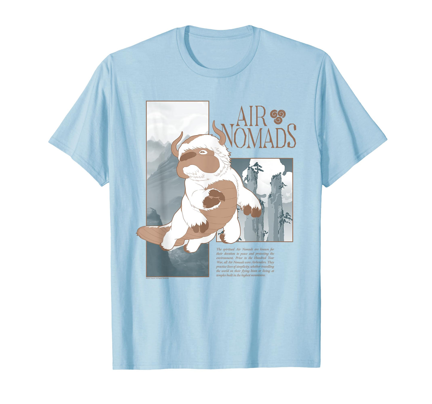 Avatar: The Last Airbender Appa Sky Bison Yip Yip TV Show T-Shirt