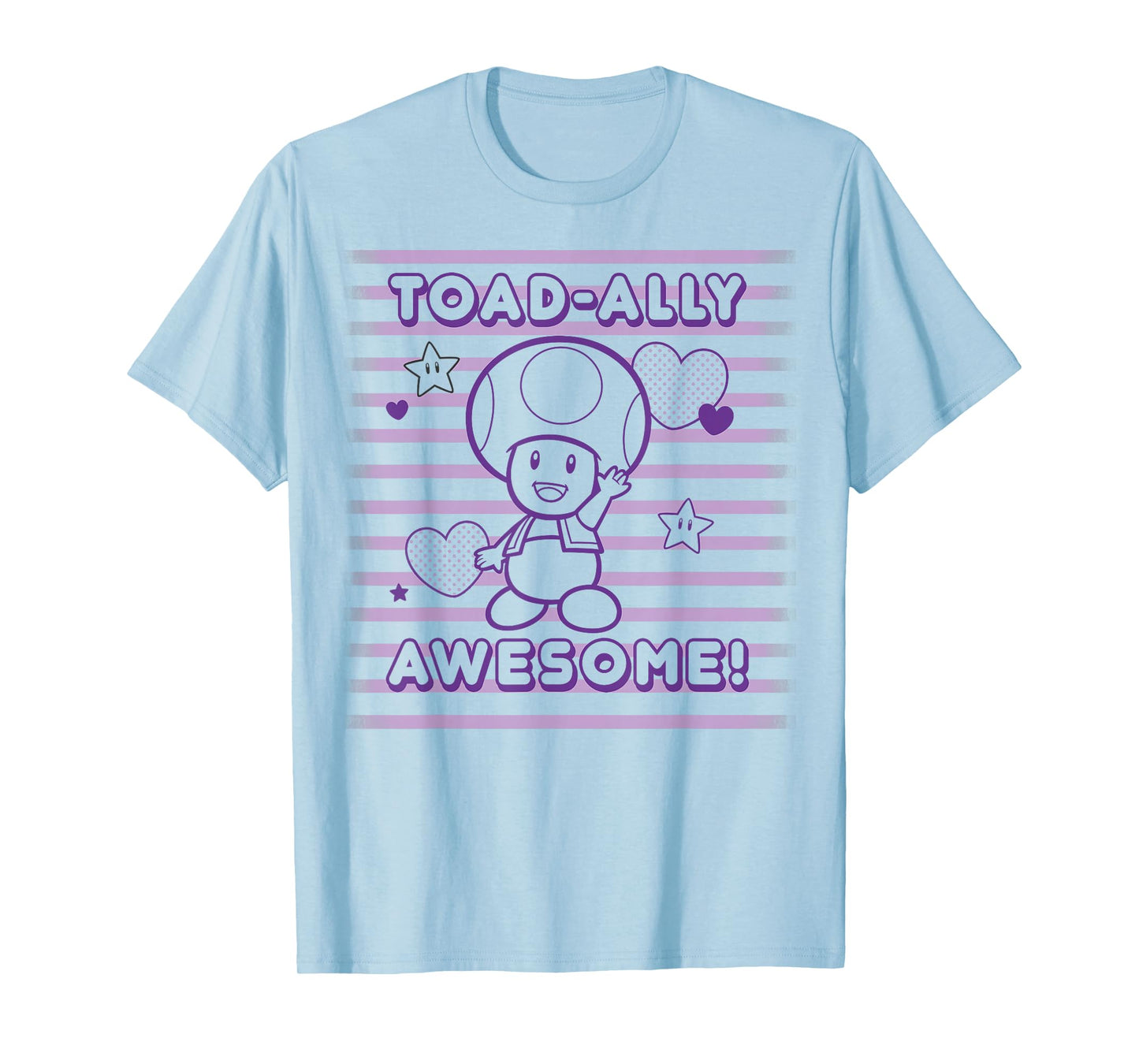Nintendo Super Mario Toad-Ally Awesome Cute Graphic T-Shirt T-Shirt