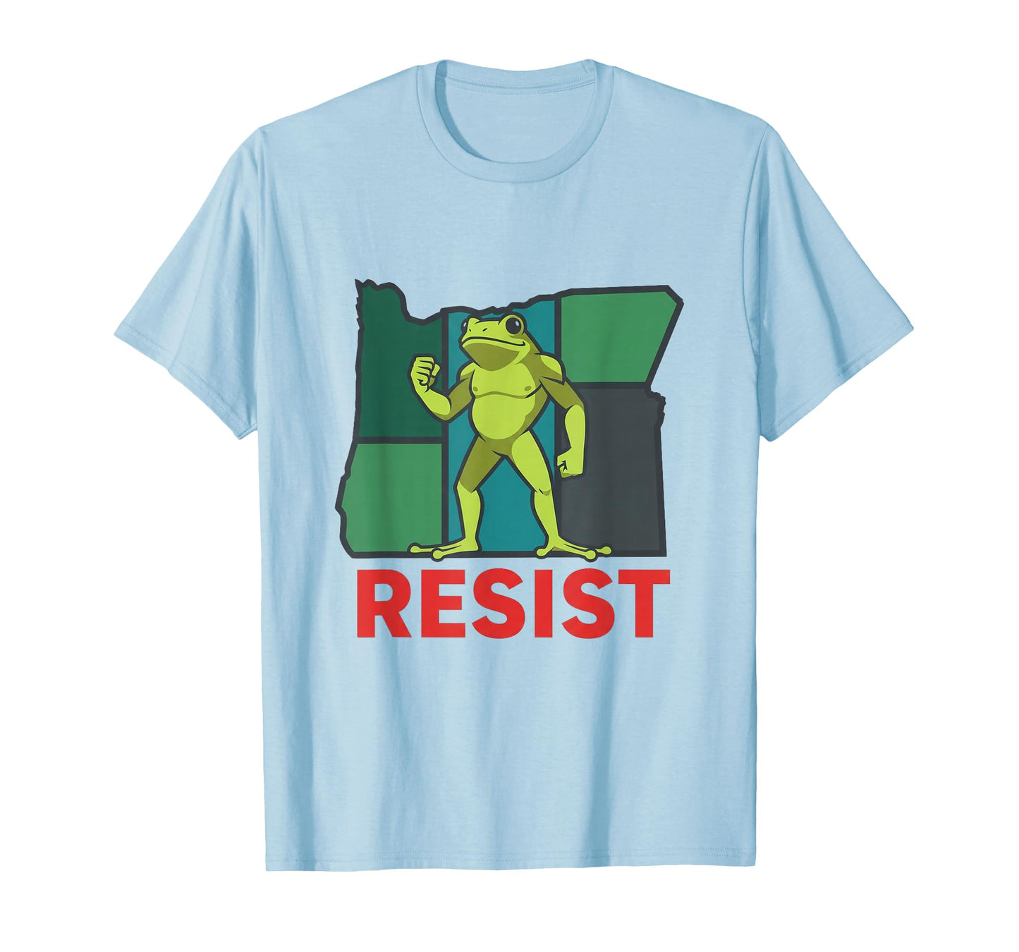 Portland Frog Protest Shirt Funny Portland Frog T-Shirt