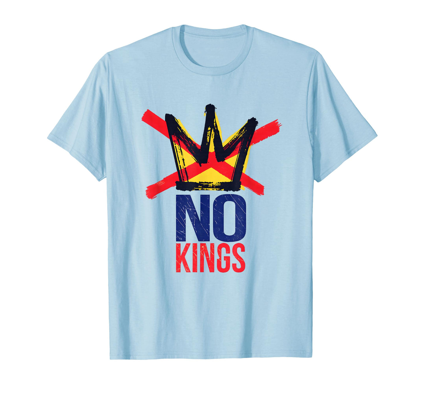 No Kings America Freedom Patriotic Vintage Design T-Shirt