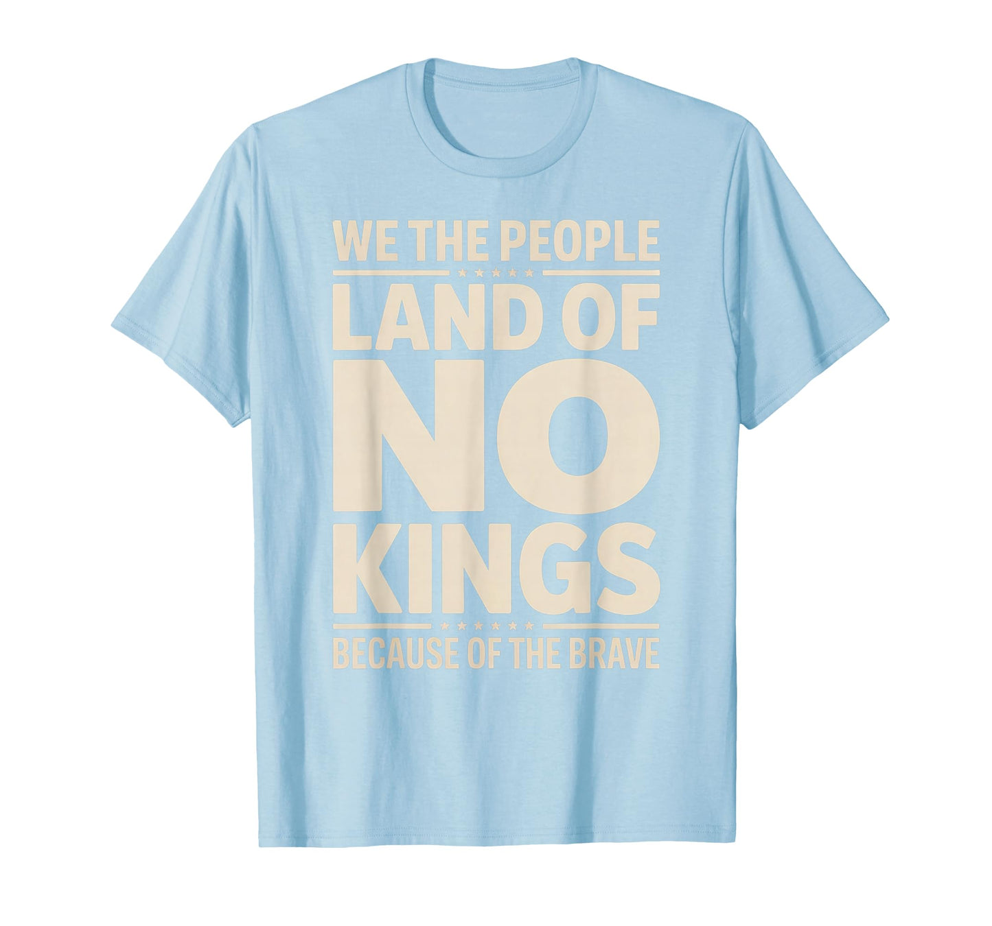 America Vintage No Kings Day Because of The Brave T-Shirt