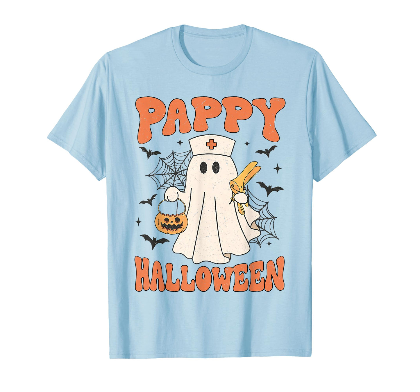 OBGYN Nurse Pappy Halloween Ghost Speculum OB Gynecologist T-Shirt