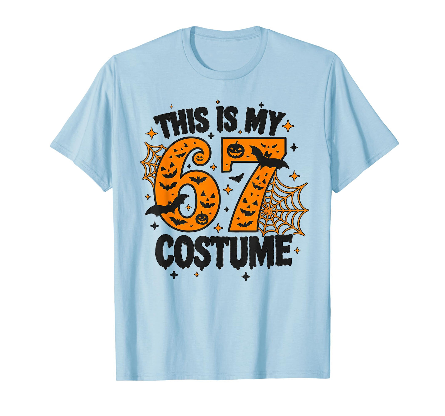 67 Sixty Seven Halloween Costume Design Funny 6 7 Meme T-Shirt