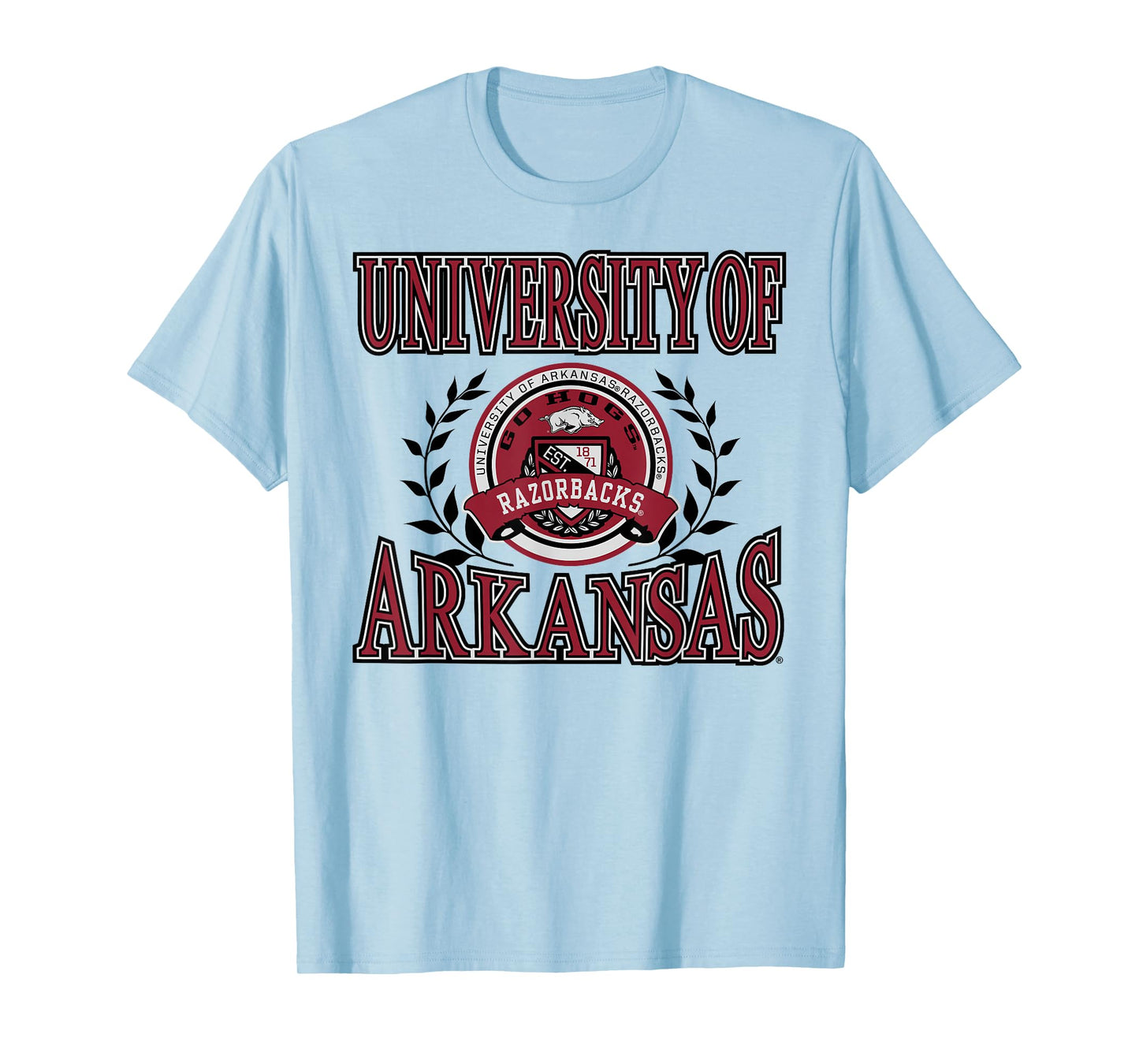 Arkansas Razorbacks Laurels Officially Licensed T-Shirt