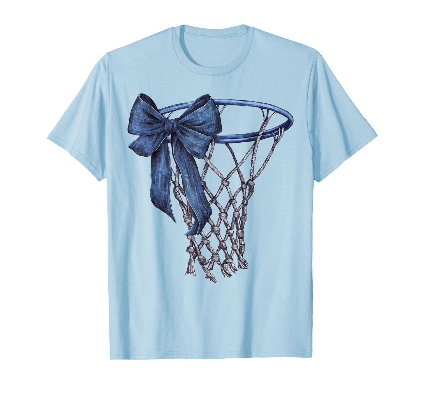 Coquette Basketball Game Day Mama Bow Vintage T-Shirt