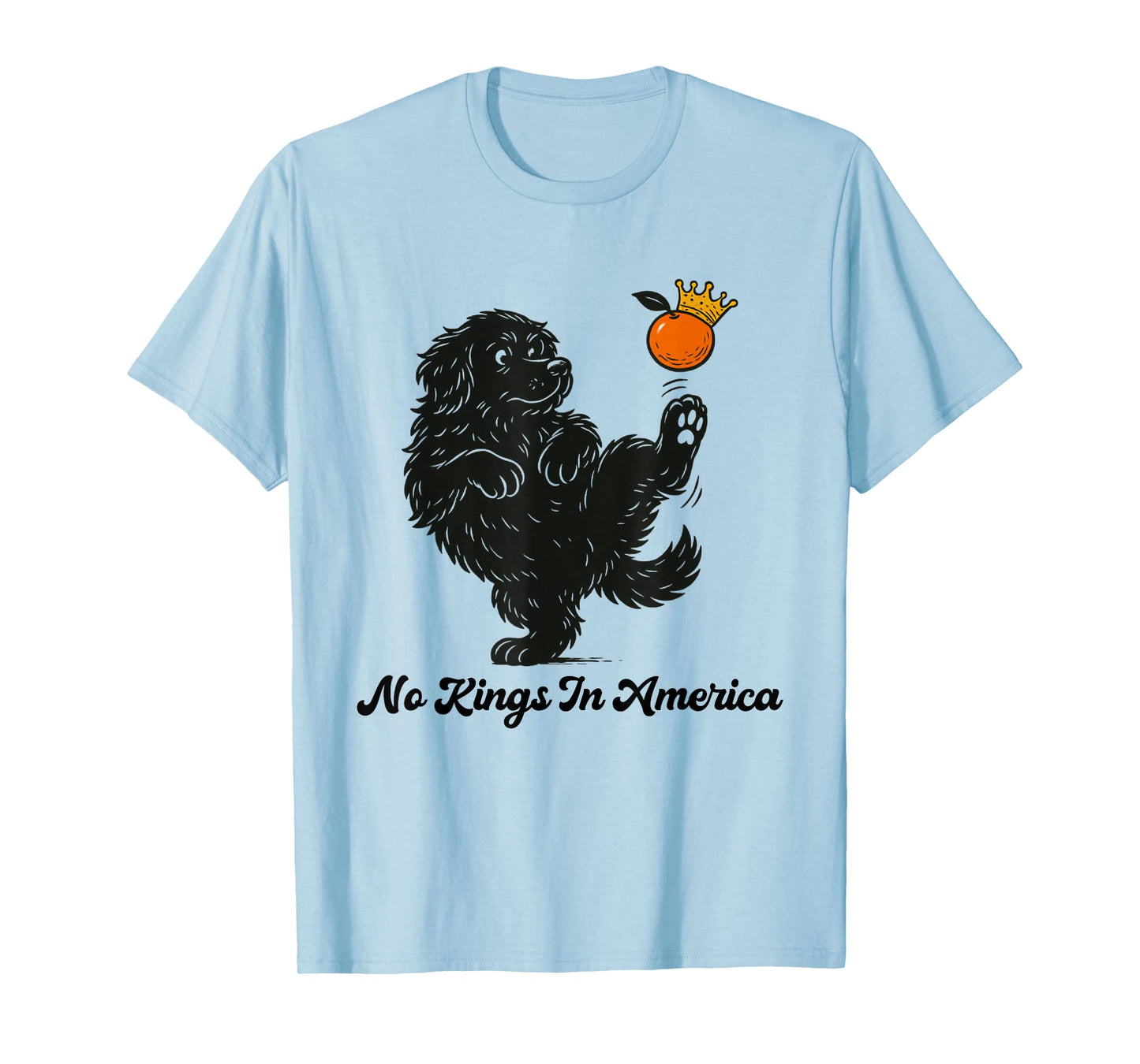 4th of July No King in America Patriotic For Men Women dog T-Shirt