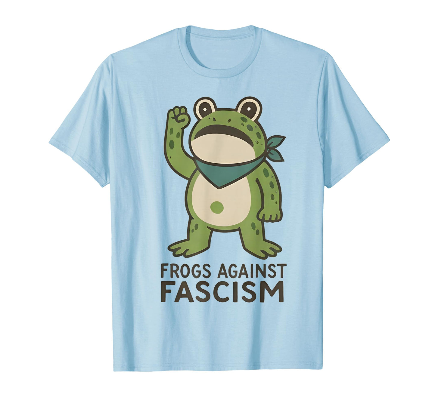 Frogs Against Fascism - Portland Frog Protest T-Shirt