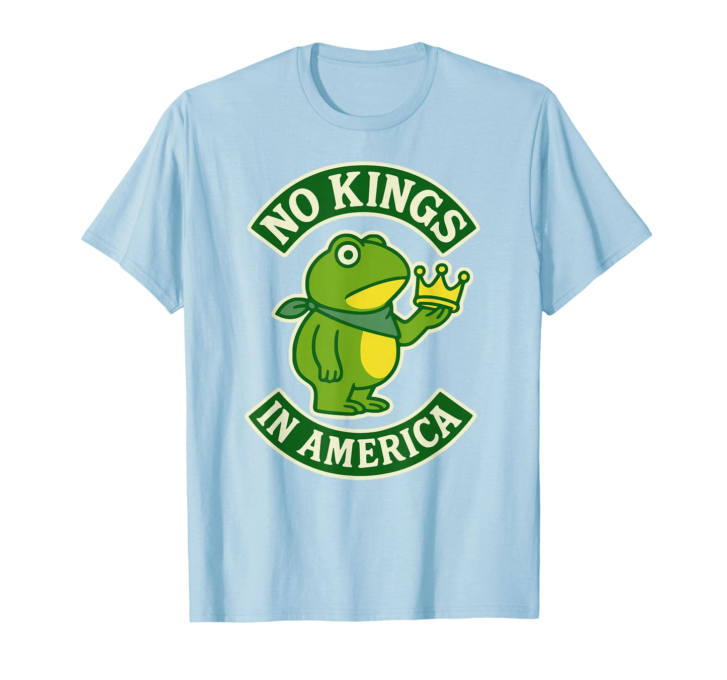 NO Kings in America Portland Protest Frog Motorcycle Club T-Shirt