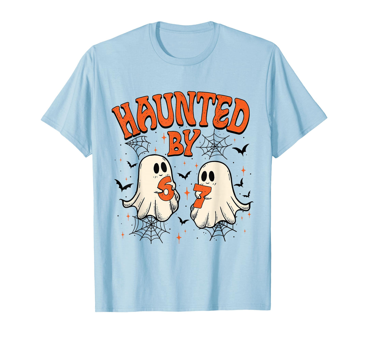 Haunted by 67 Funny Six Seven Meme 6 7 Halloween Costume Kid T-Shirt