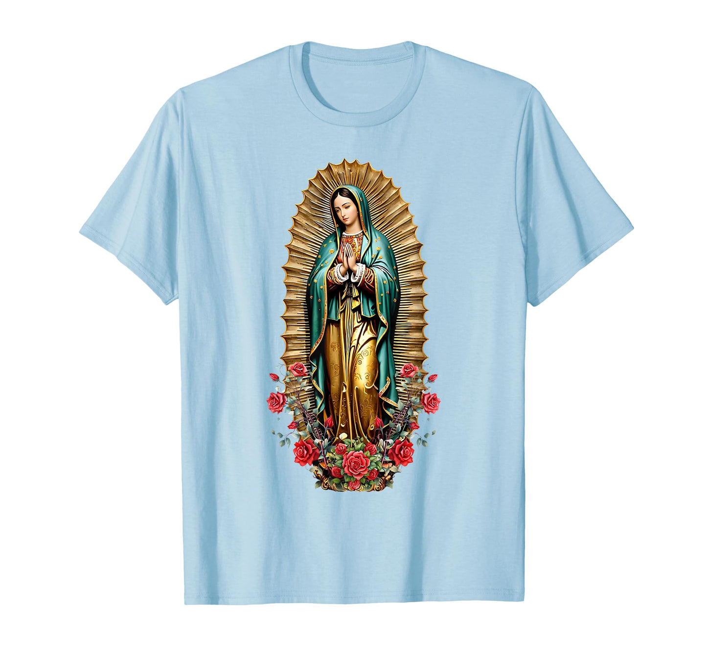 Catholic Our Lady of Guadalupe Mexican Saint Virgin Mary T-Shirt