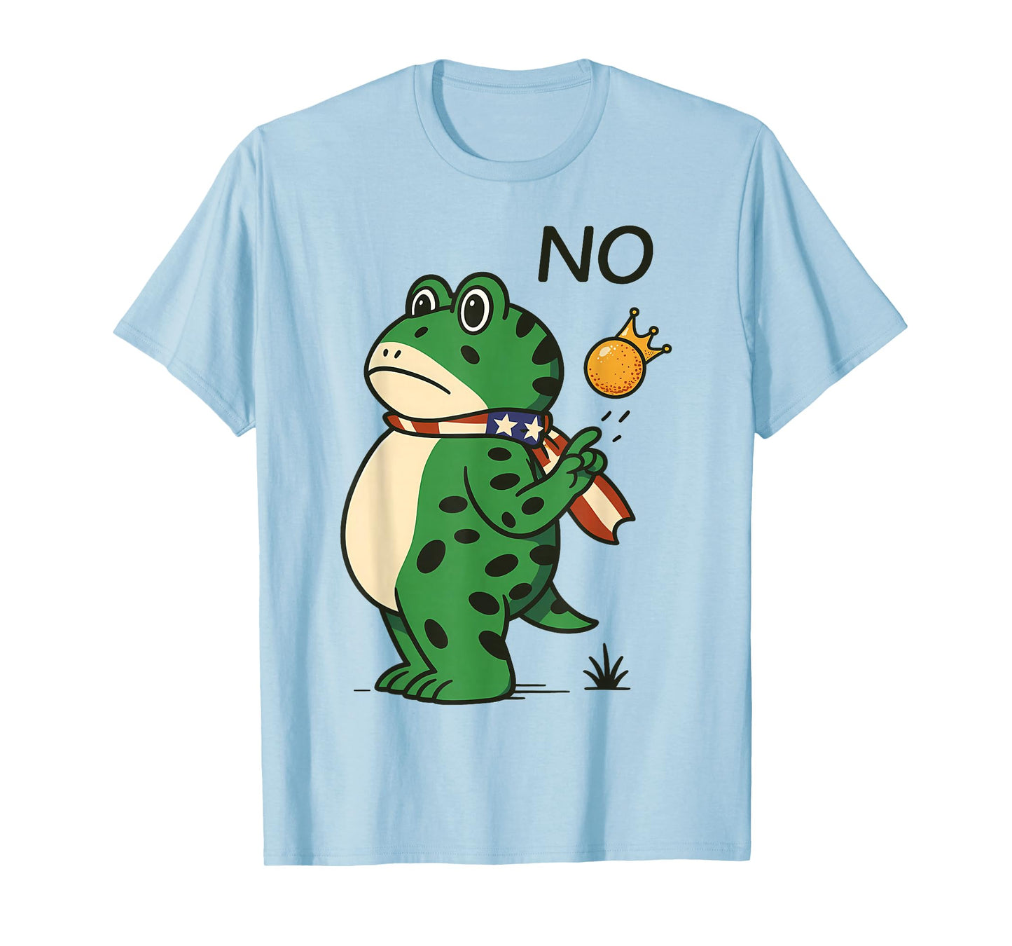 Frog Protest No Kings in America No Kings Since 1776 Frog T-Shirt