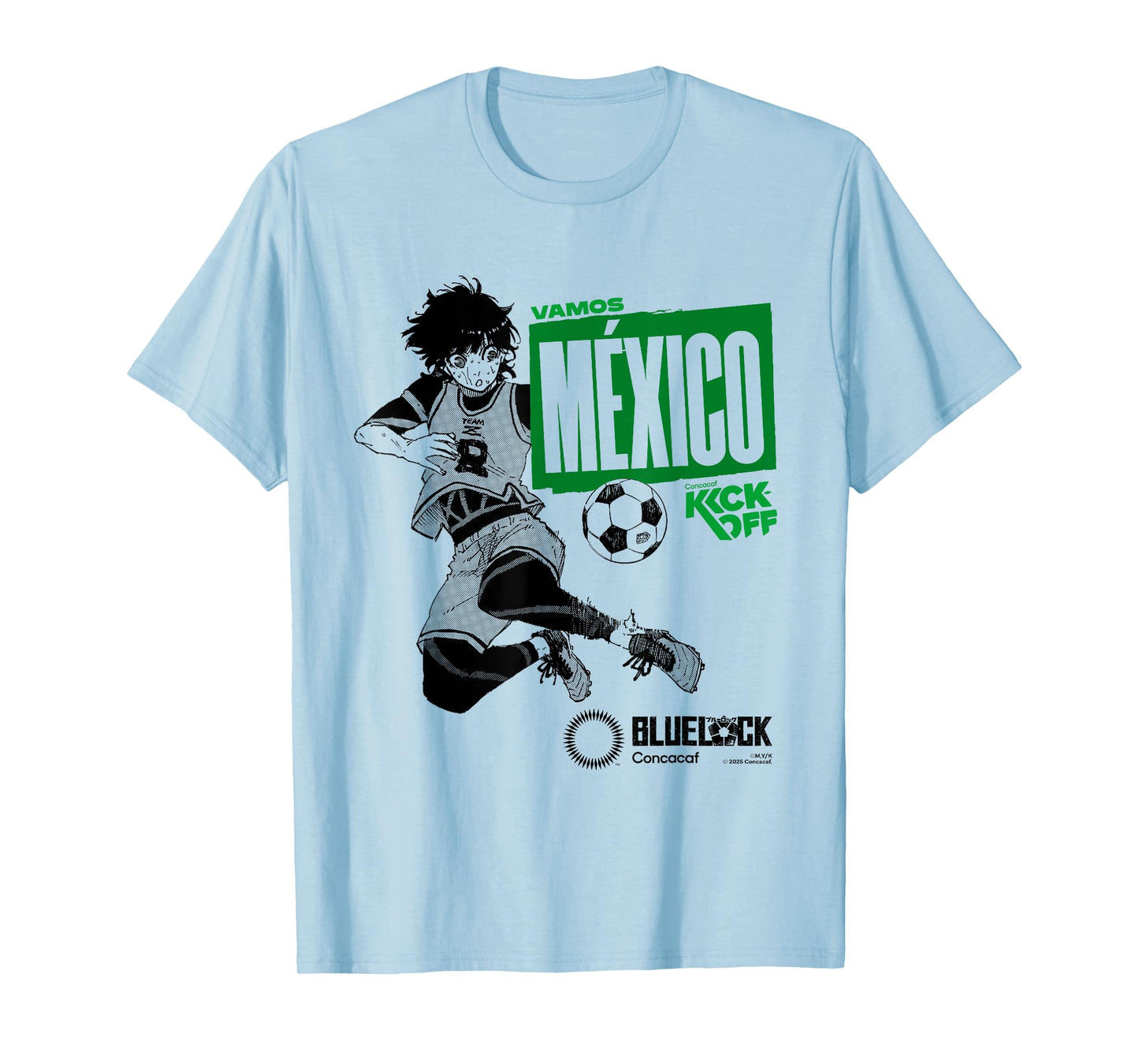 Blue Lock x Concacaf - “GO Mexico Kick Off” T-Shirt