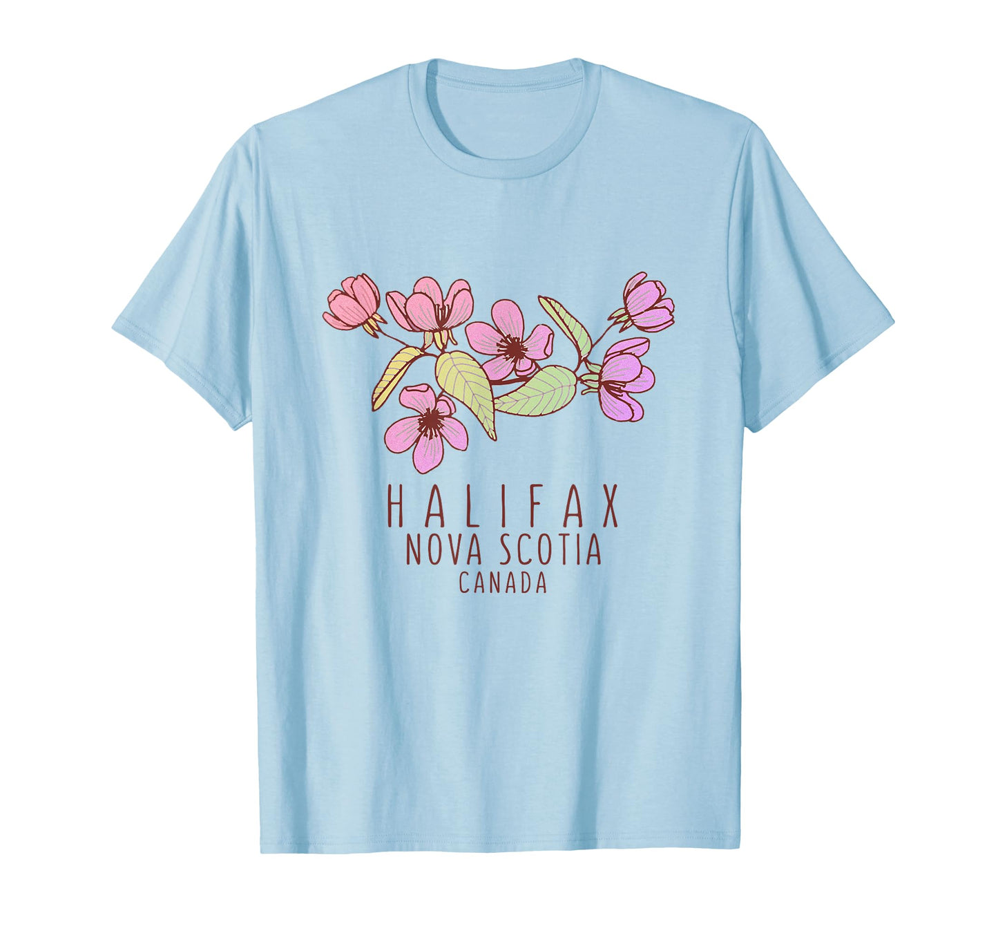 Halifax Nova Scotia Canada Wildflowers T-Shirt