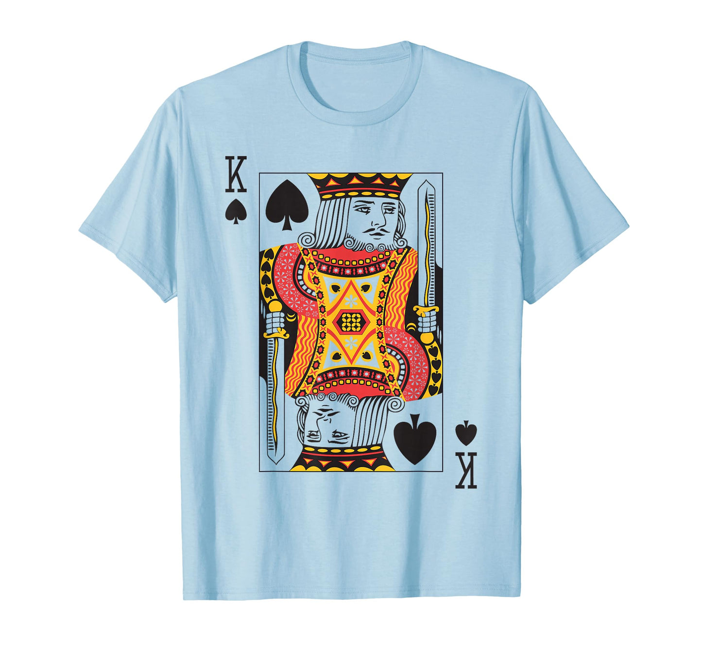 King of Spades | Royal Flush Group Costume Playing Card T-Shirt