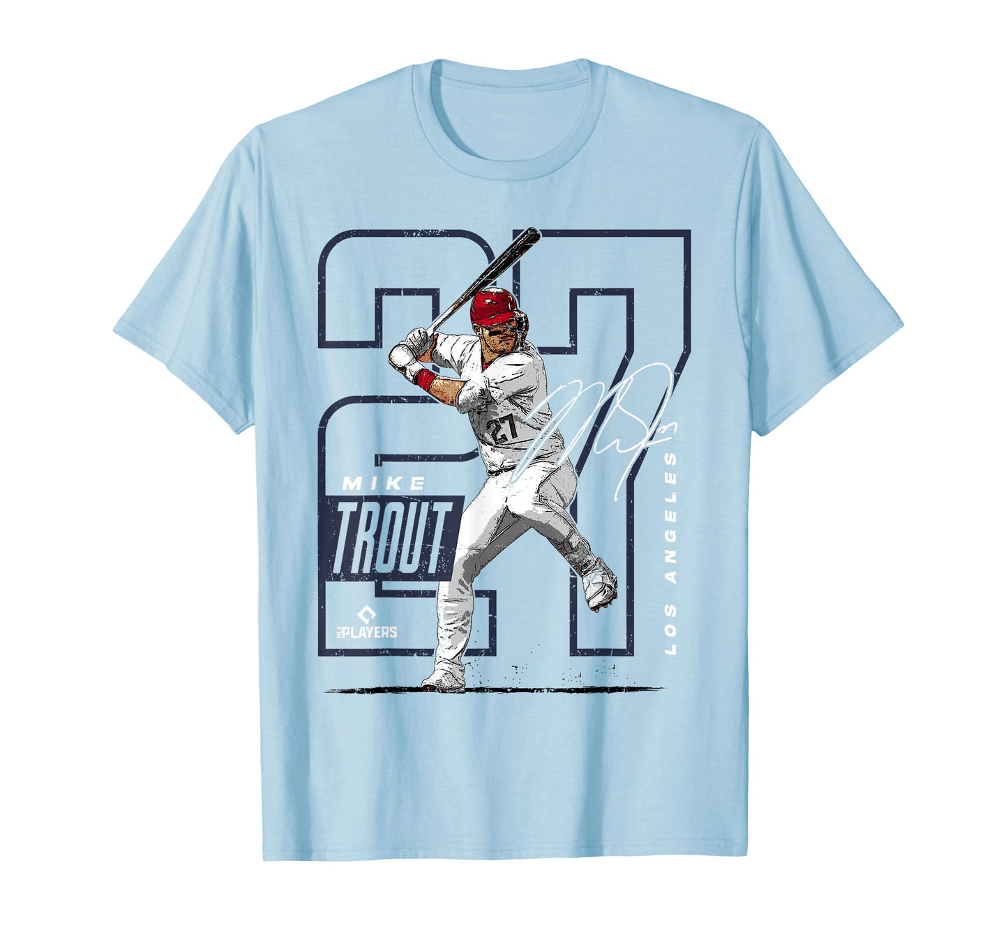 Mike Trout | Los Angeles Baseball MLB Players | MLBTRO4004 T-Shirt