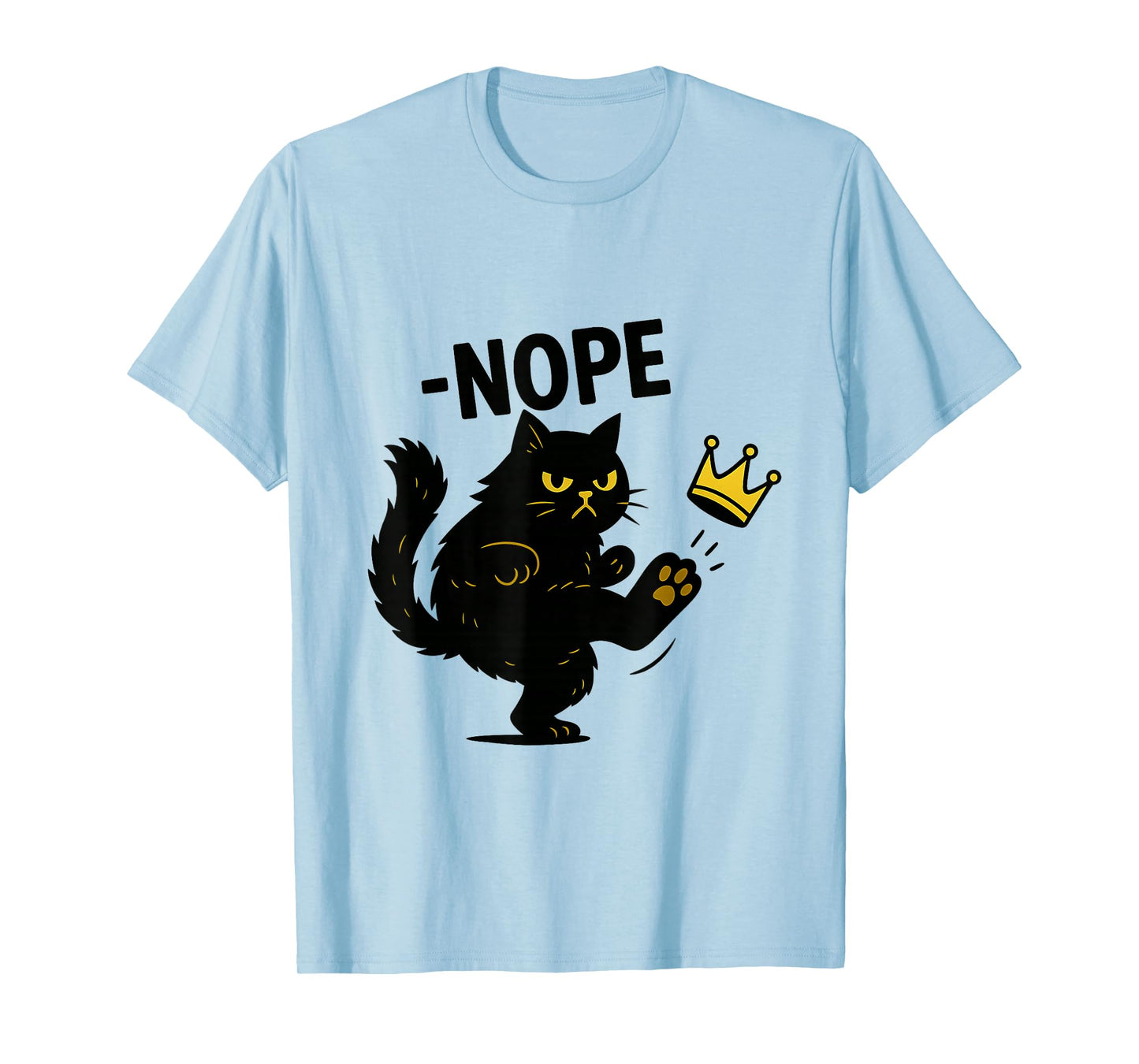No Kings in America Cat, Funny Political Meme T-Shirt