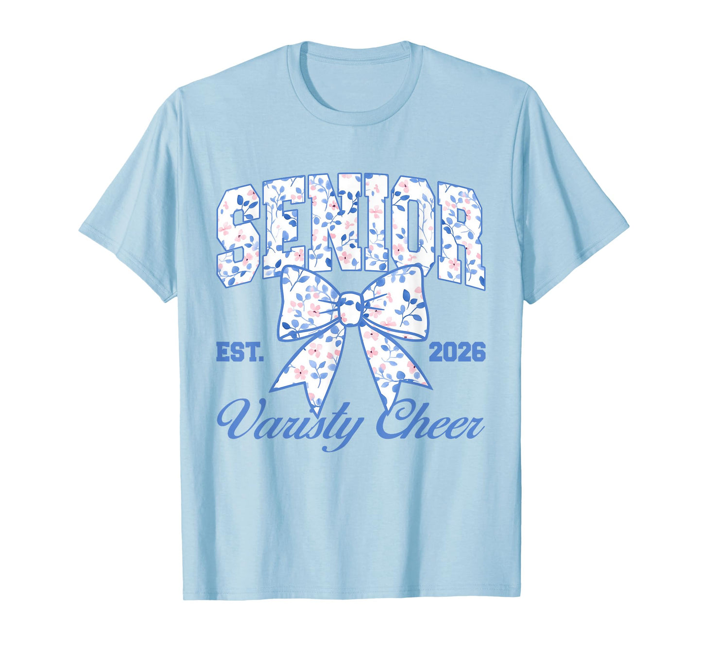 Cheer Senior Class Of 2026 High School Cheerleading Senior T-Shirt