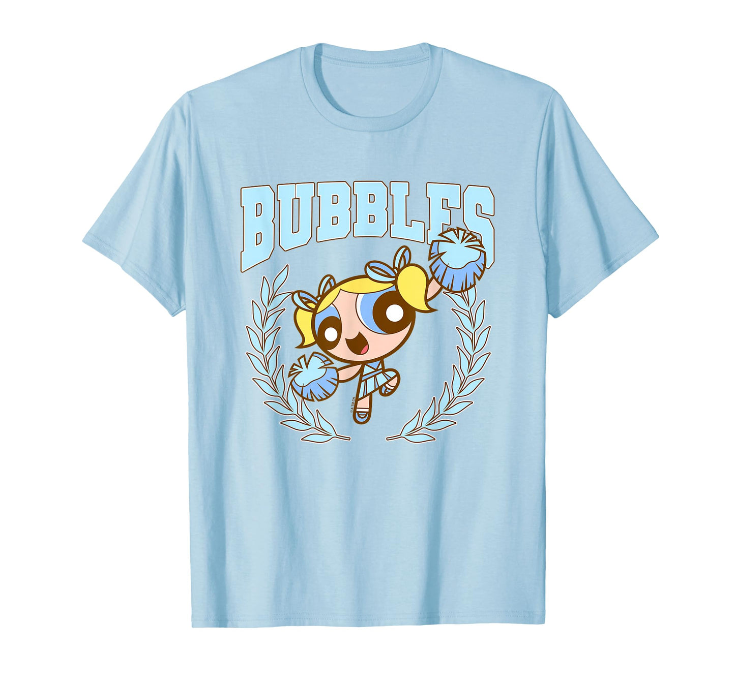 The Powerpuff Girls Bubbles Cheerleader Outfit Retro T-Shirt