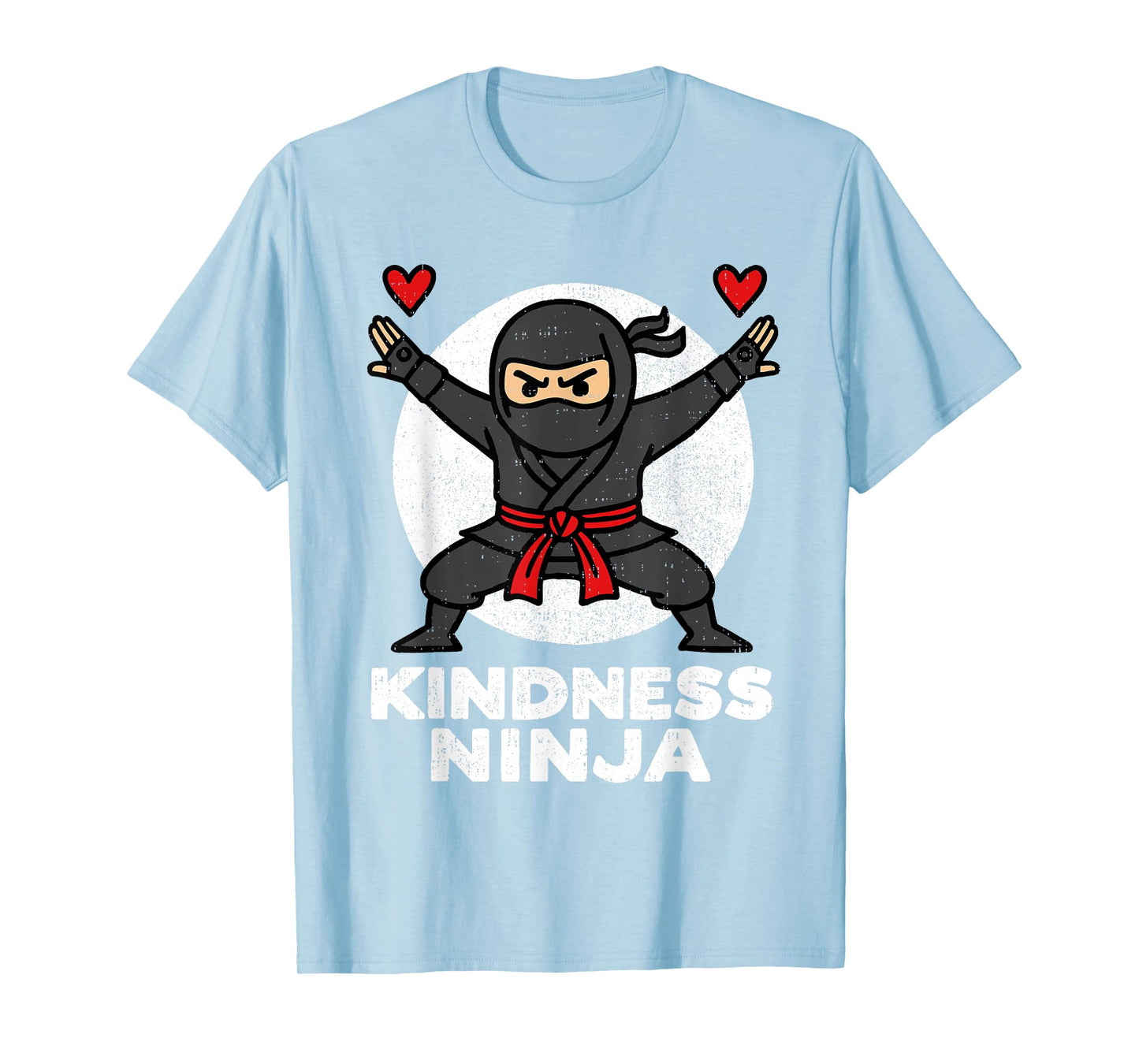 Unity Day Orange Kindness Ninja Anti Bullying Boys Teen Kids T-Shirt