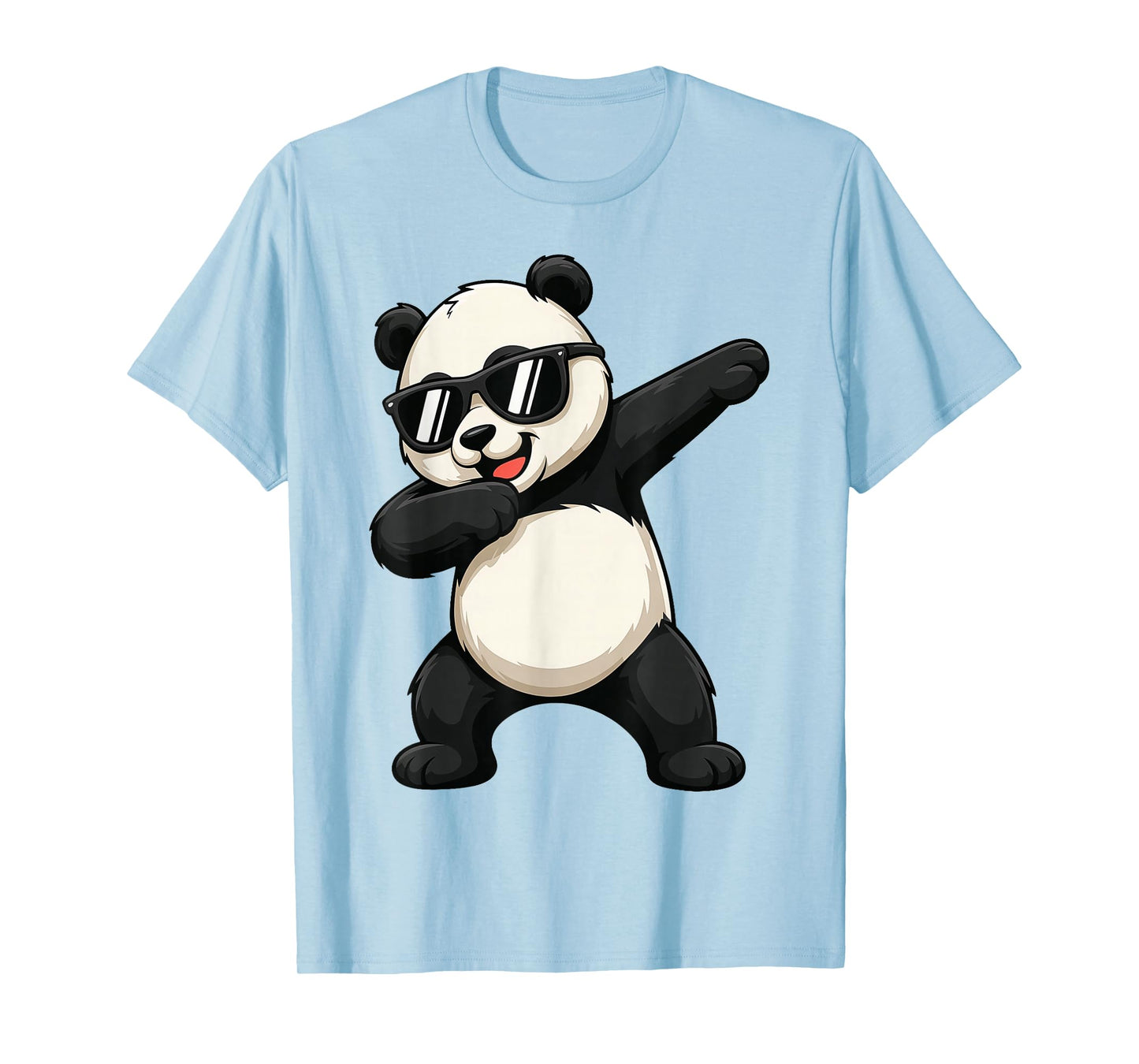 Cute Dabbing Panda Bear Outfit Boy Teen Men Dab Animal Kids T-Shirt
