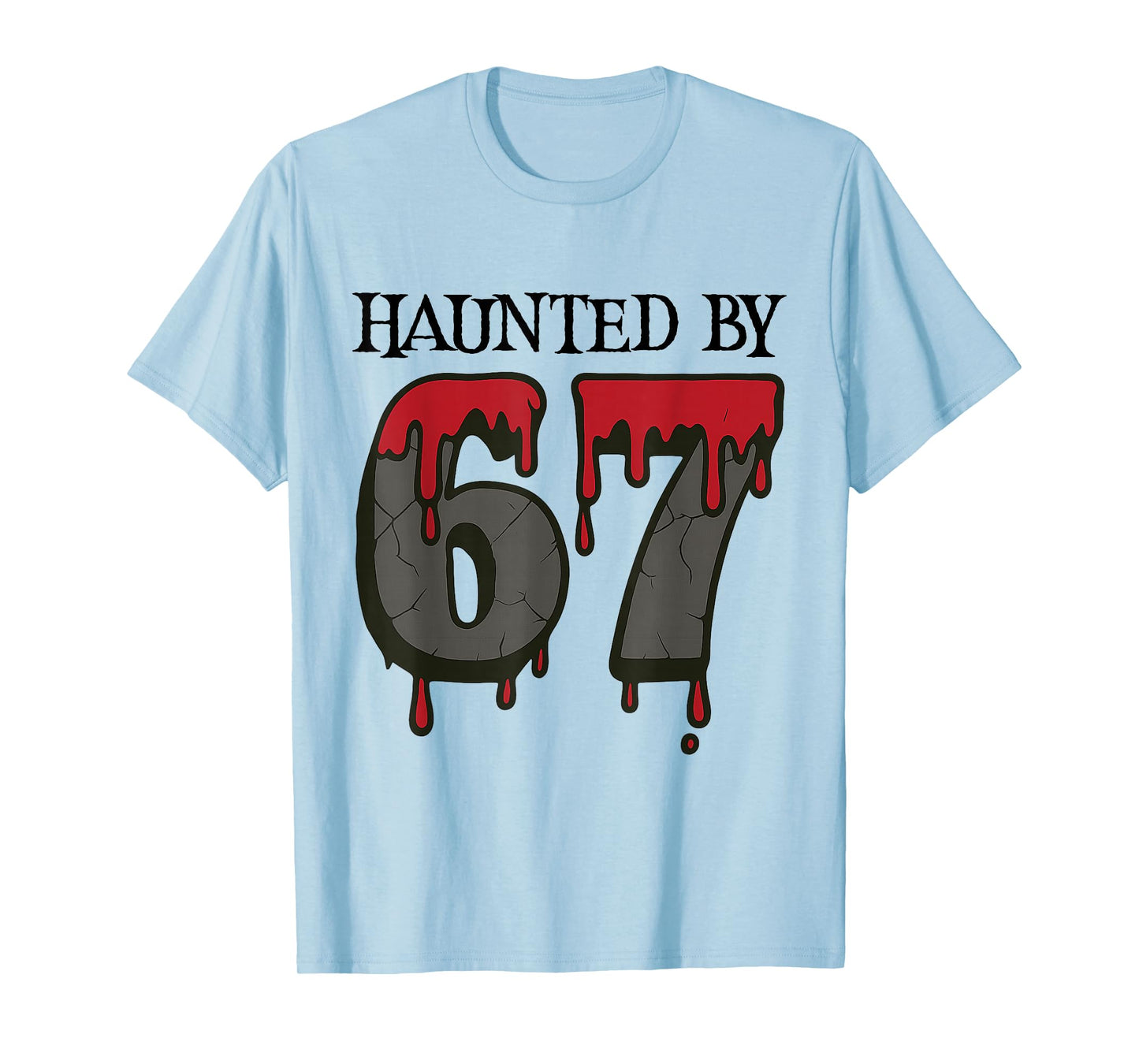 67 Meme Halloween Haunted Spooky - Six Seven Gen Alpha Z T-Shirt