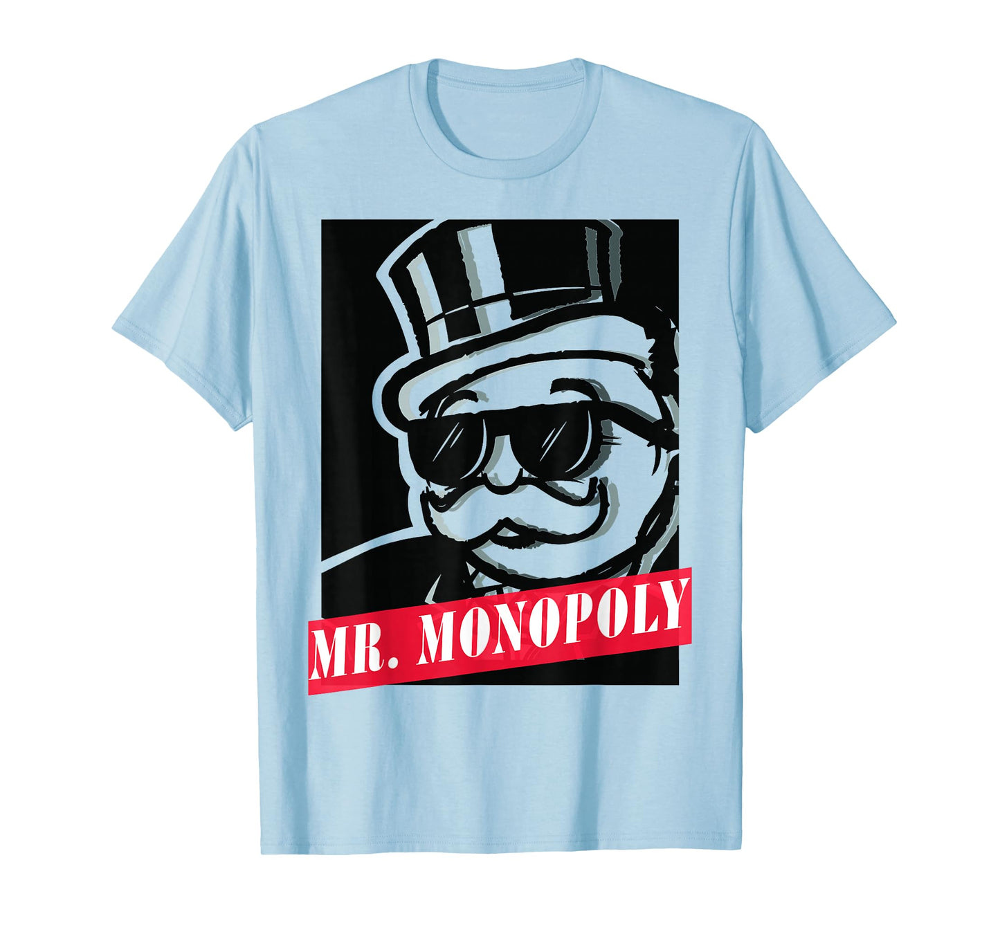 Monopoly Rich Uncle Pennybags Graphic Logo Poster T-Shirt