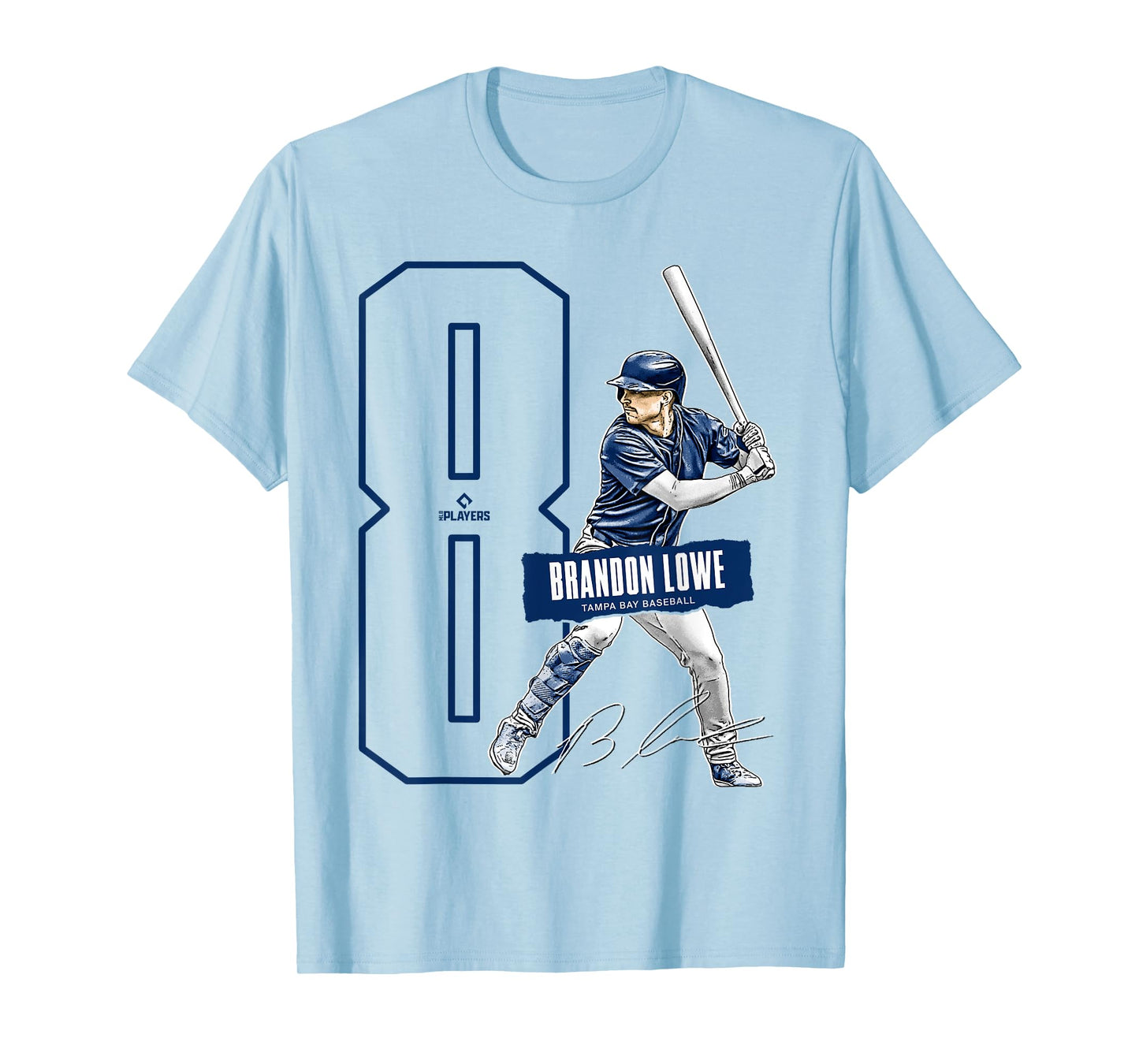 Brandon Lowe | Tampa Bay Baseball Players | MLBBRA302N T-Shirt
