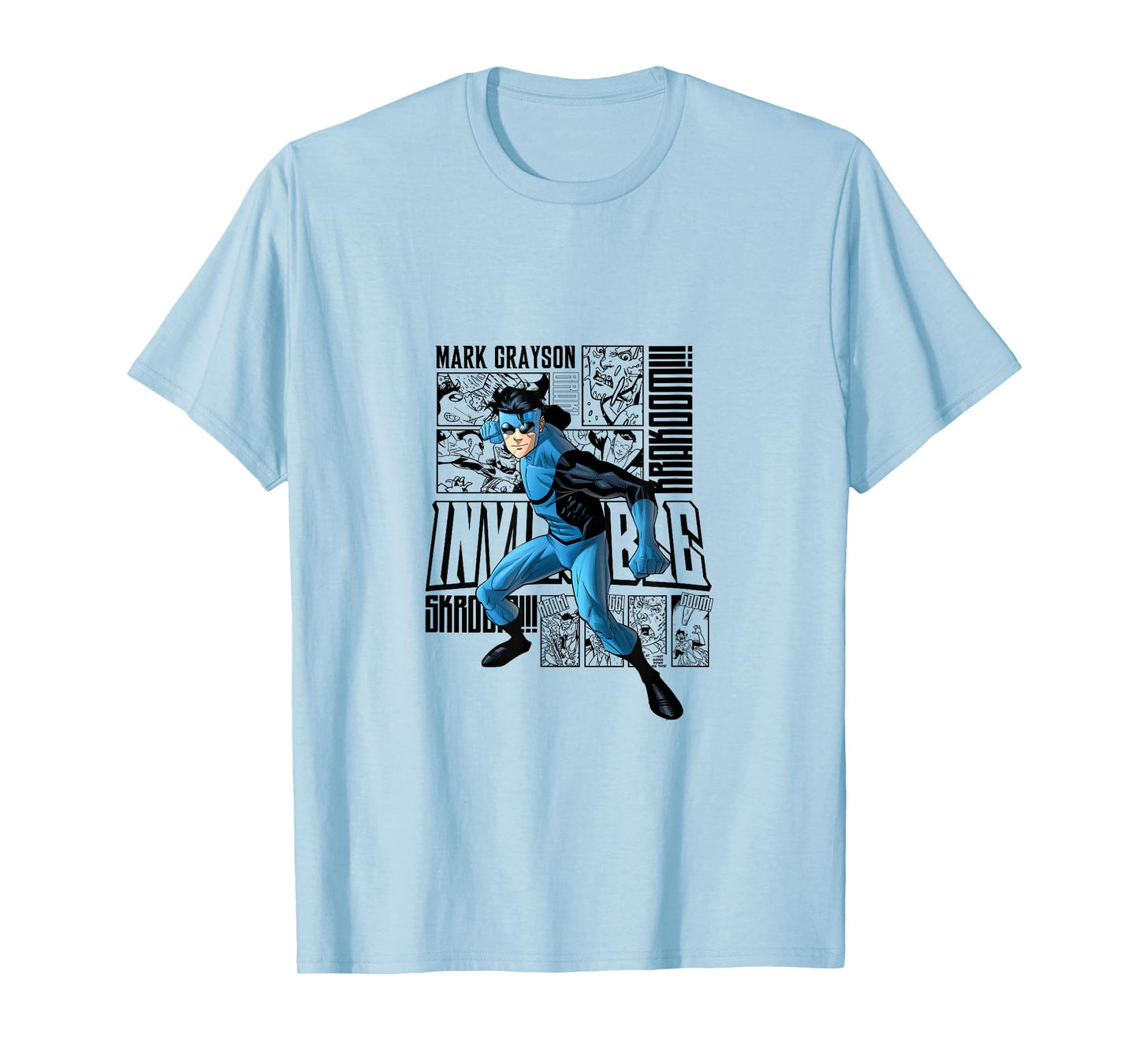 Invincible Blue Suit Collage T-Shirt